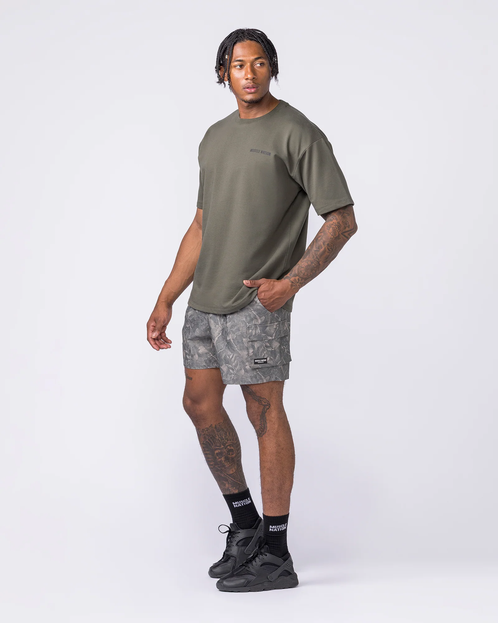 Essential Regular Fit Tee - Dark Khaki - Image 6