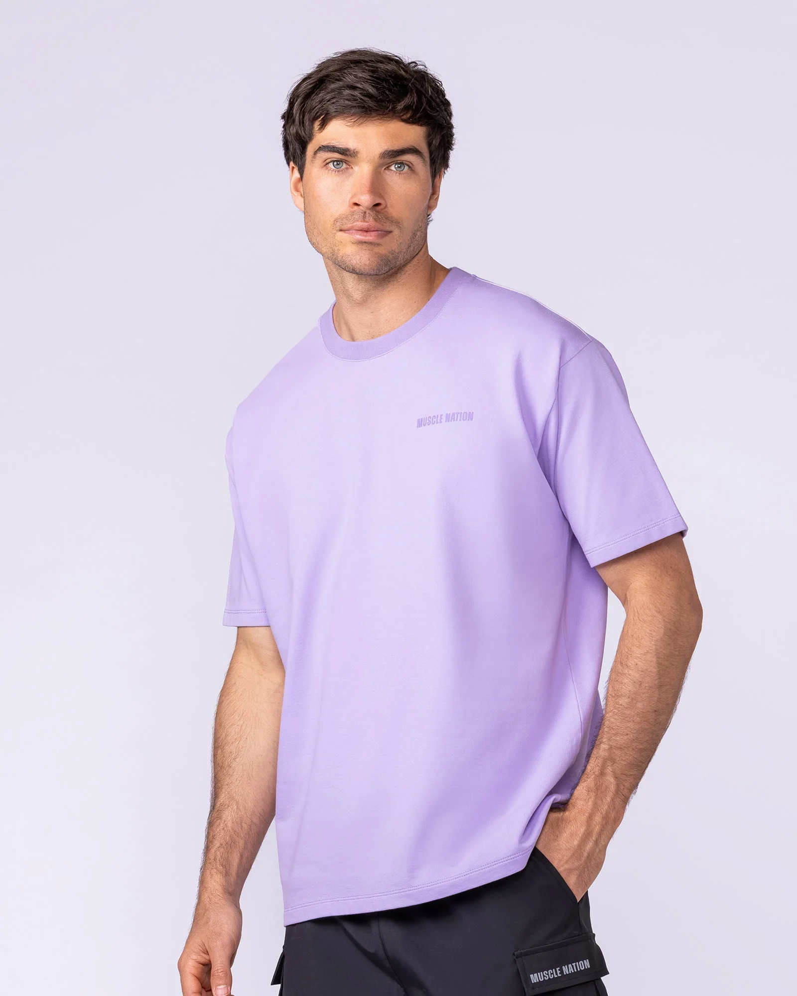 Essential Regular Fit Tee - Lavender - Image 4