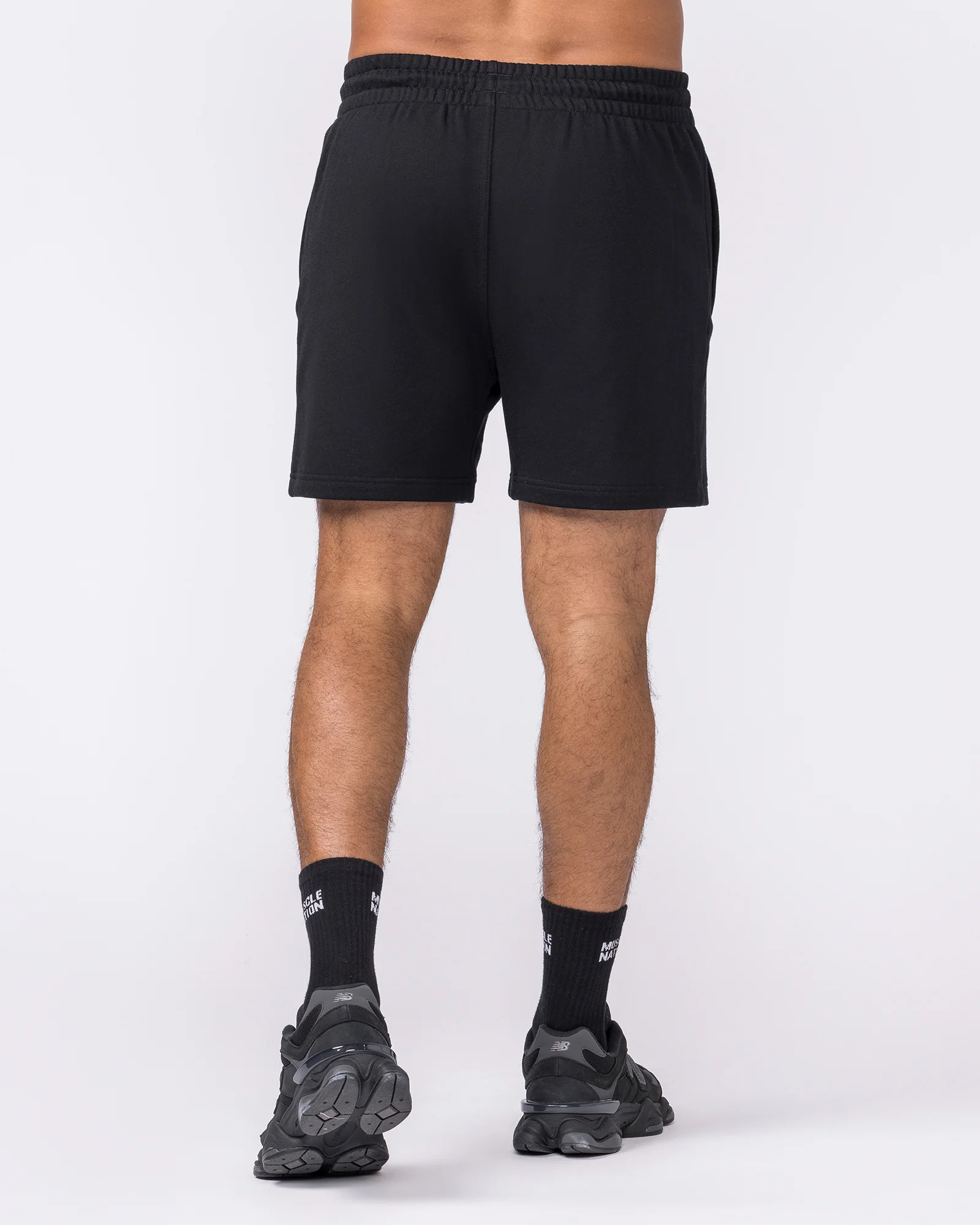 Essential Sweat 5" Shorts - Black - Image 5