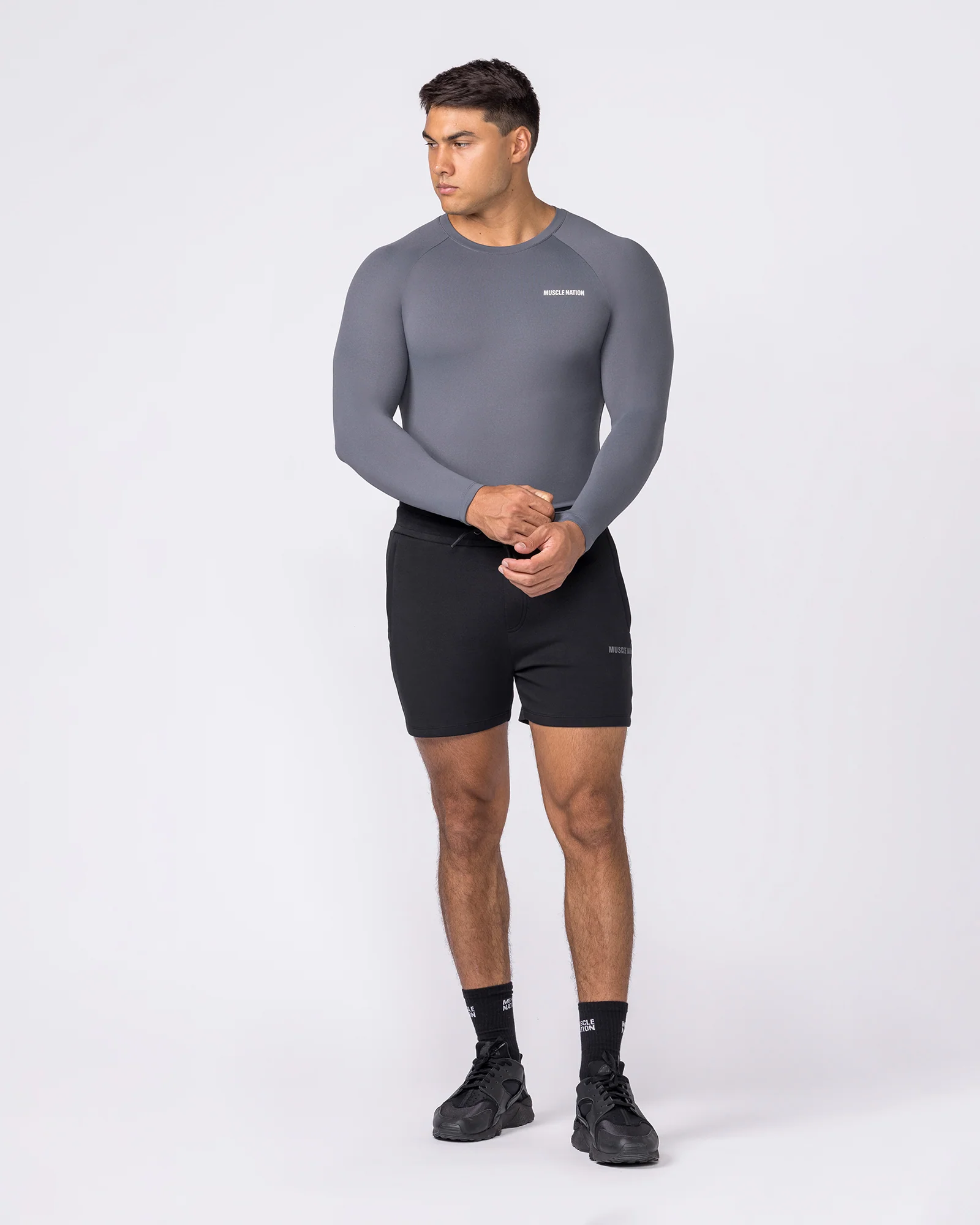 Essential Sweat 5" Shorts - Black - Image 6