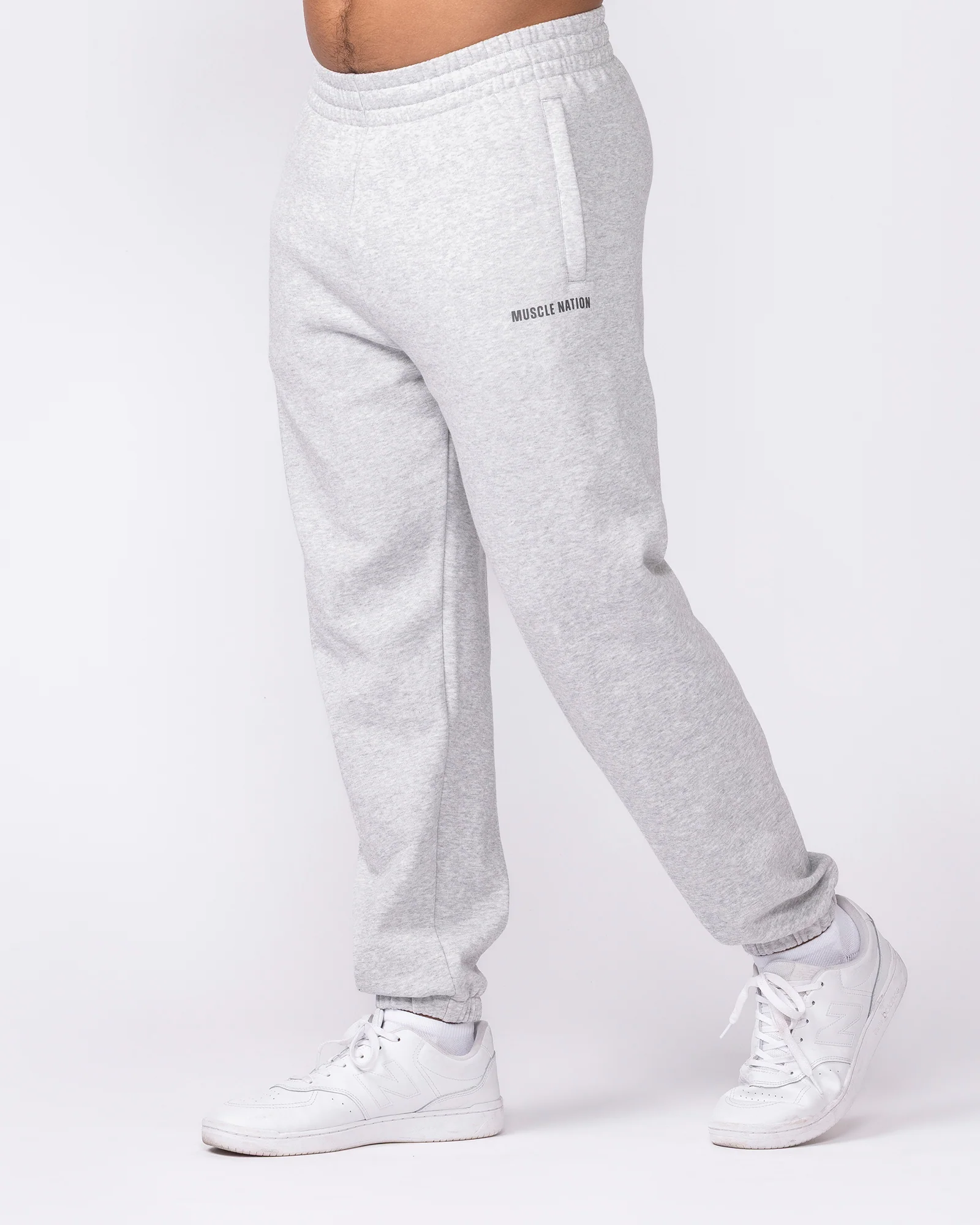 Essential Trackies - Grey Marl - Image 4