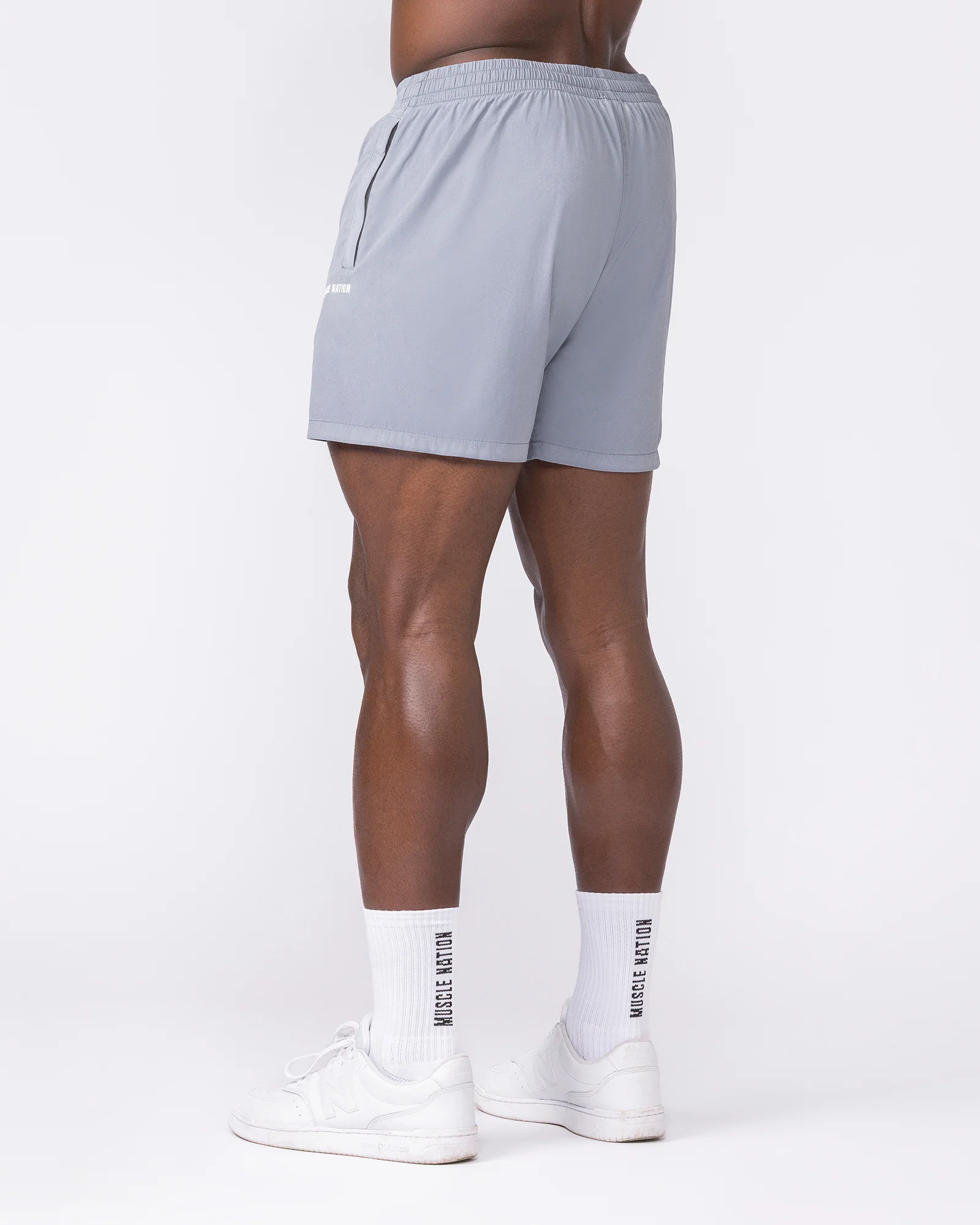 Essential Vintage 3.5" Active Shorts - Washed Cement - Image 2