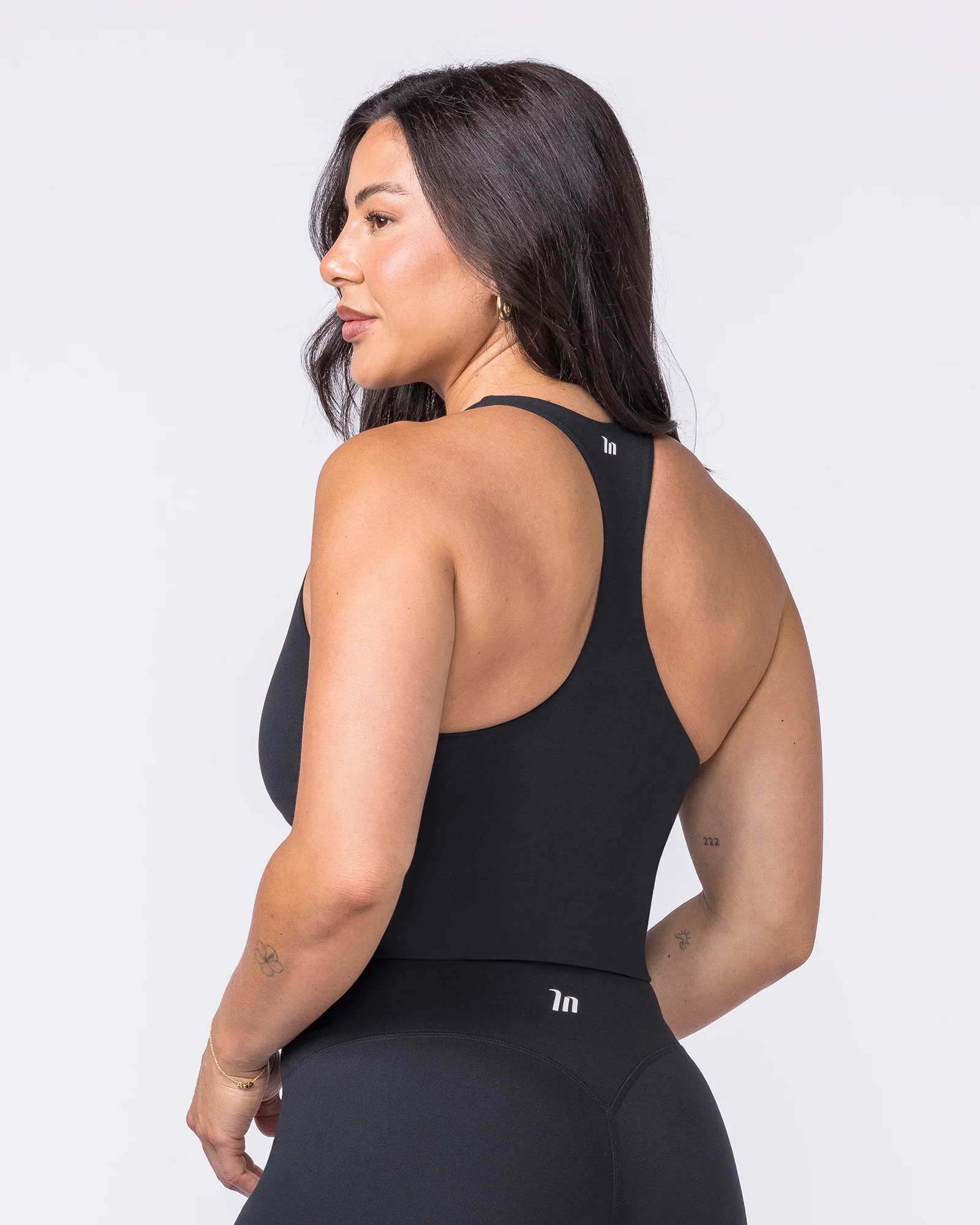 Everyday Form Cropped Tank - Black - Image 2