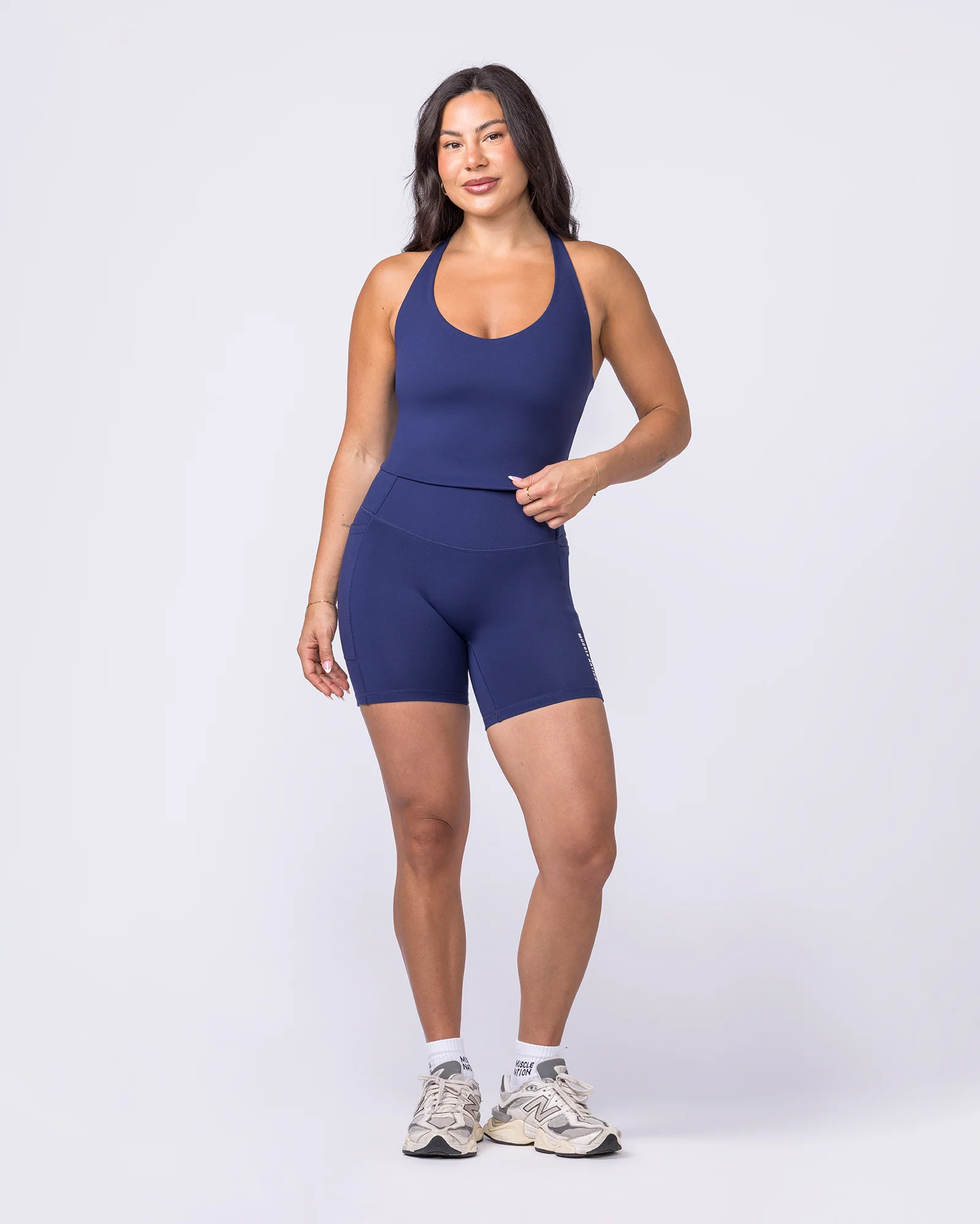 Everyday Form Cropped Tank - Classic Navy - Image 5