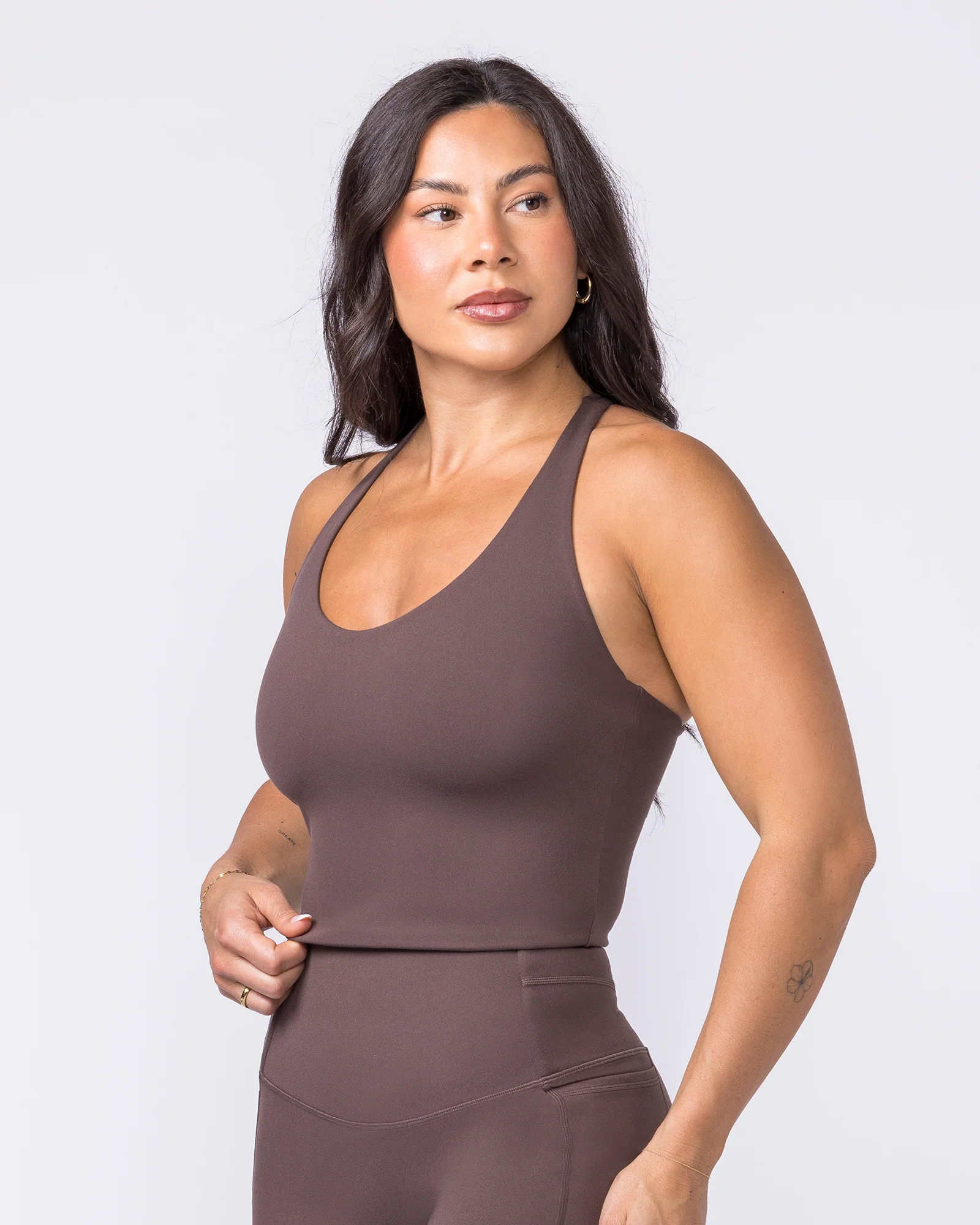 Everyday Form Cropped Tank - Cola - Image 3