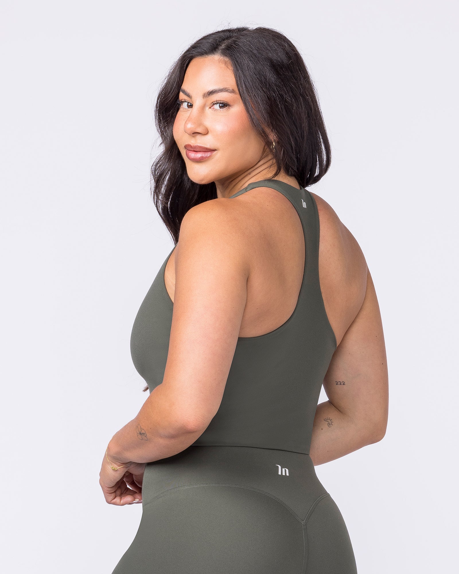 Everyday Form Cropped Tank - Eucalyptus - Image 2
