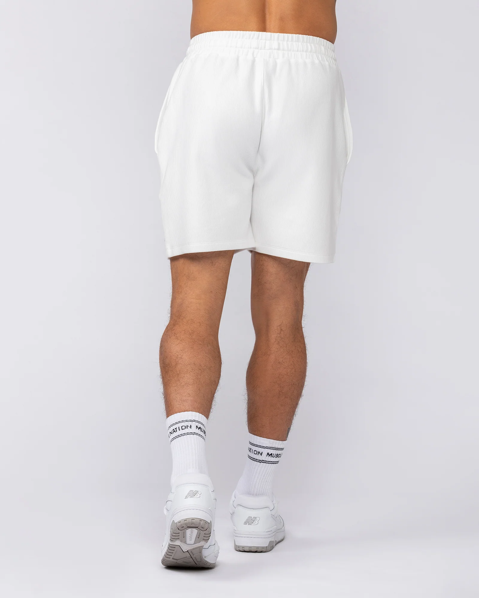 Everyday Jersey Shorts - White - Image 4