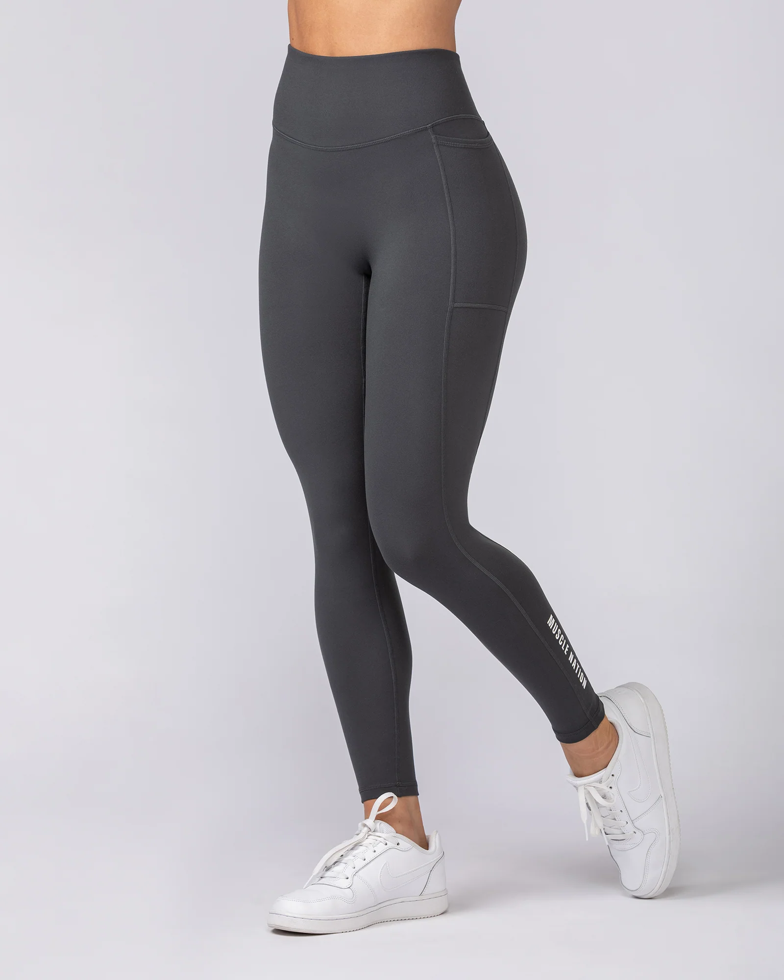 Everyday Pocket Ankle Length Leggings - Granite - Image 5
