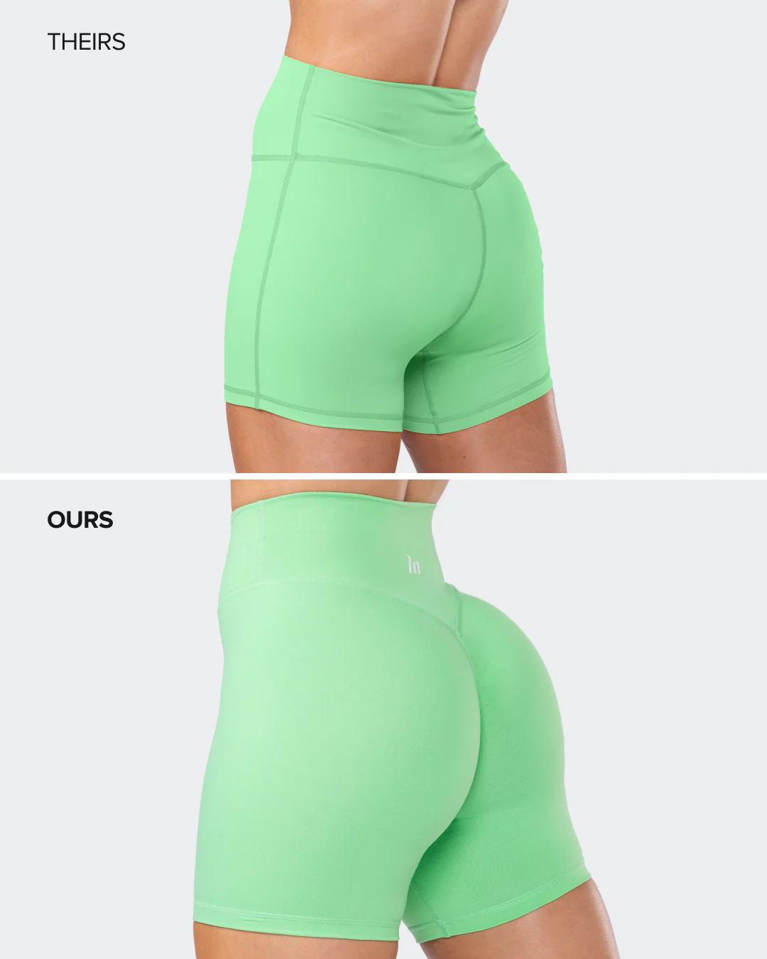 Evolve Signature Bike Shorts - Neon Apple - Image 2