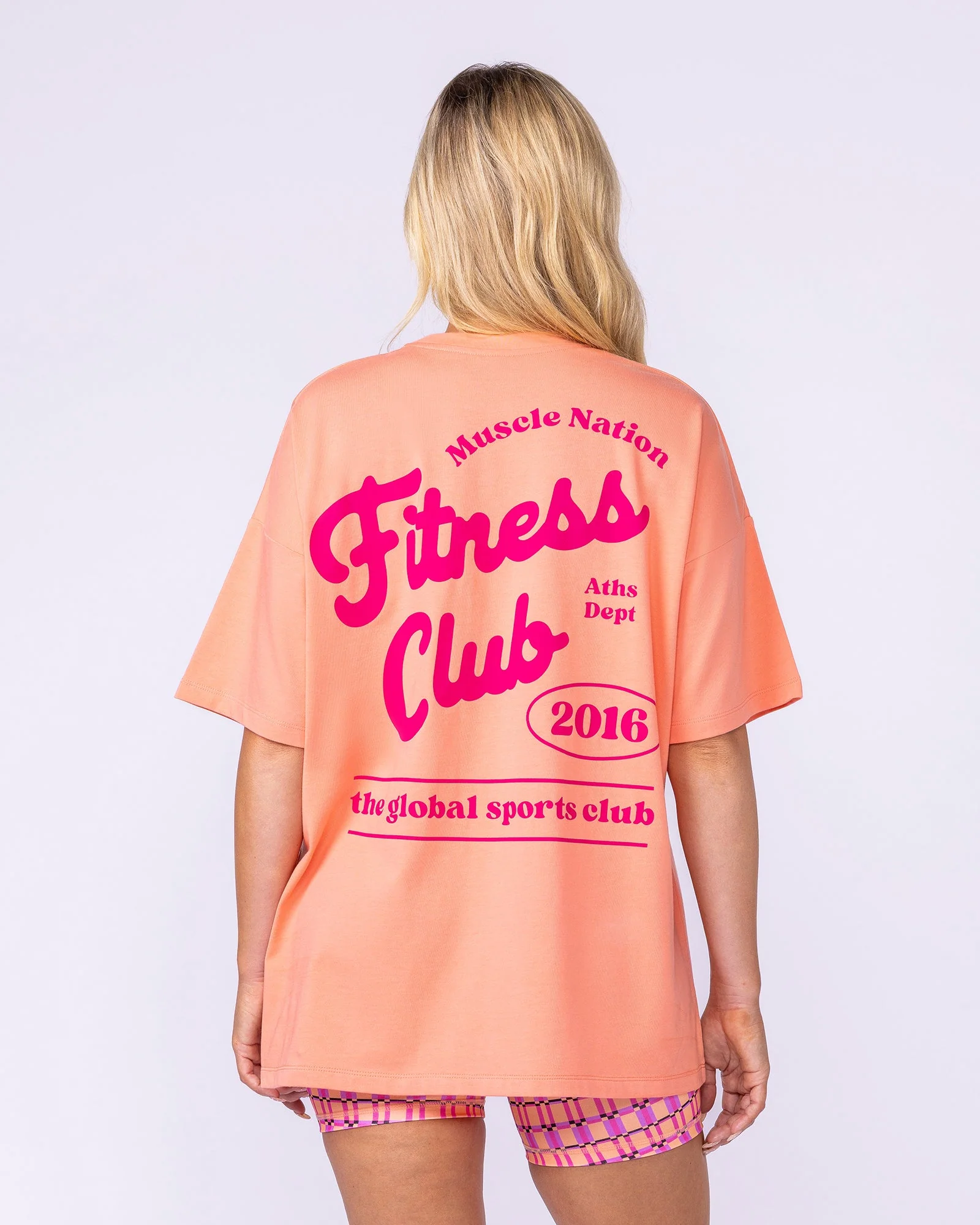 Fizz Oversized Tee - Peachy - Image 4