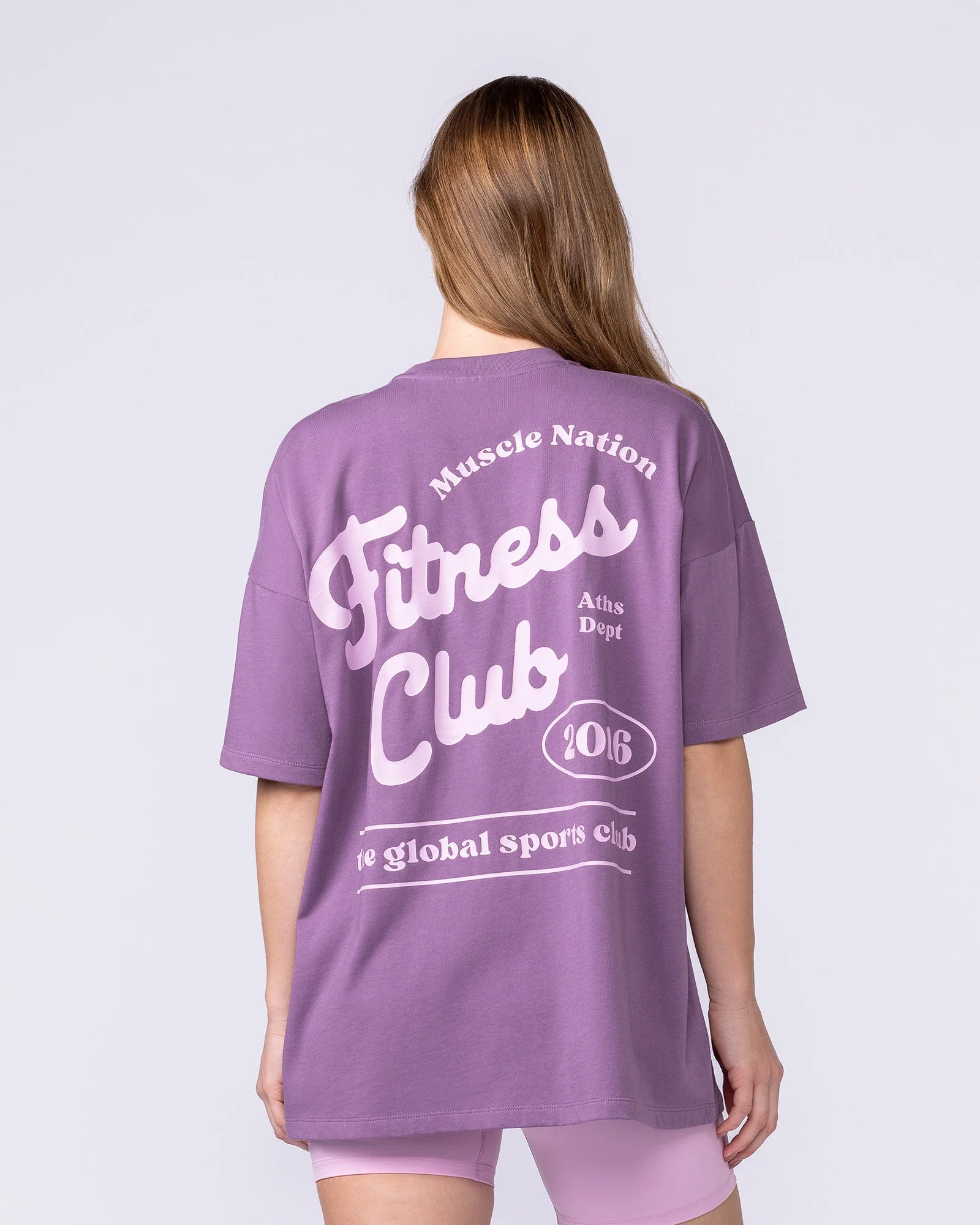 Fizz Oversized Tee - Thistle - Image 5