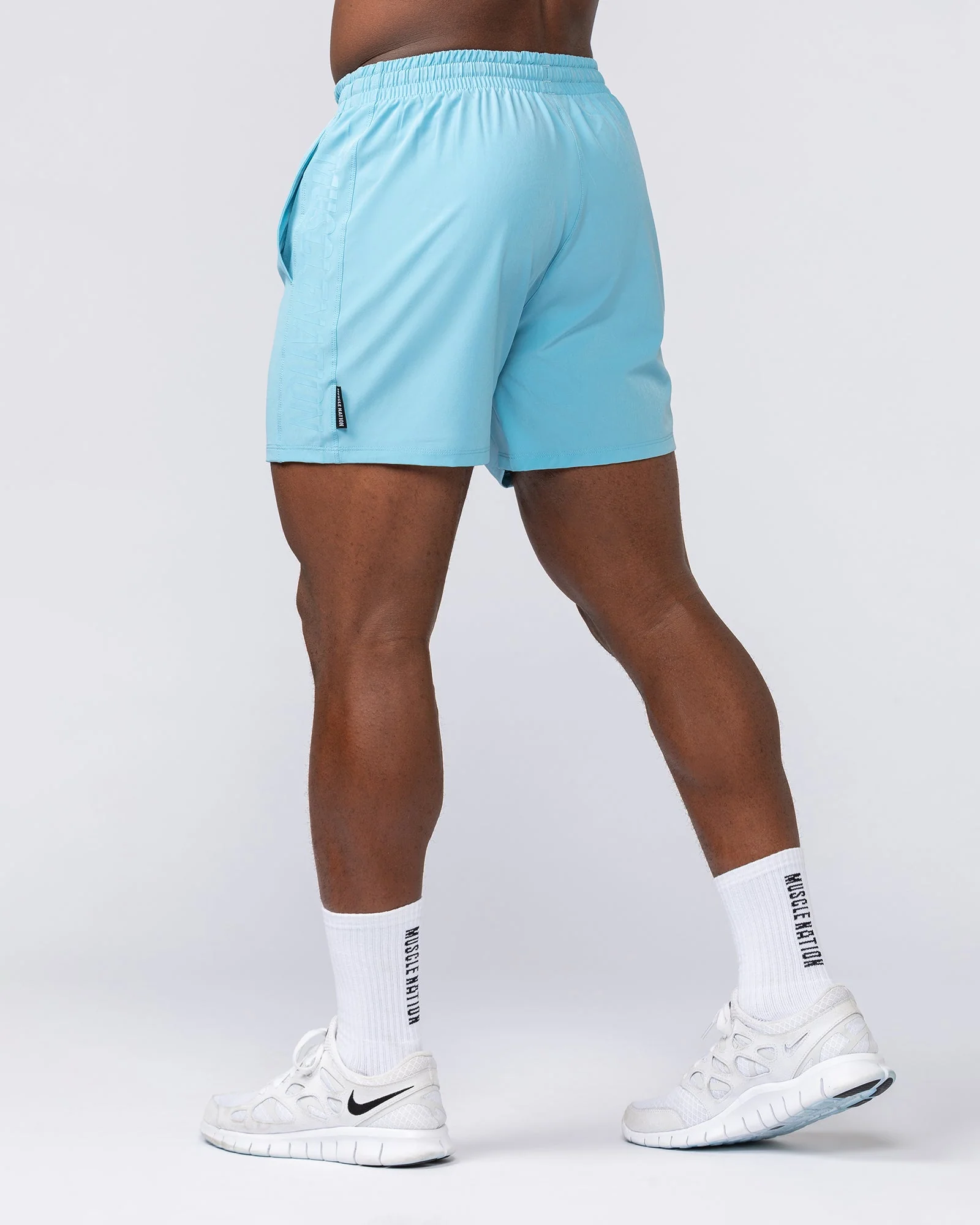 Function 4" Shorts - Mid Blue - Image 3