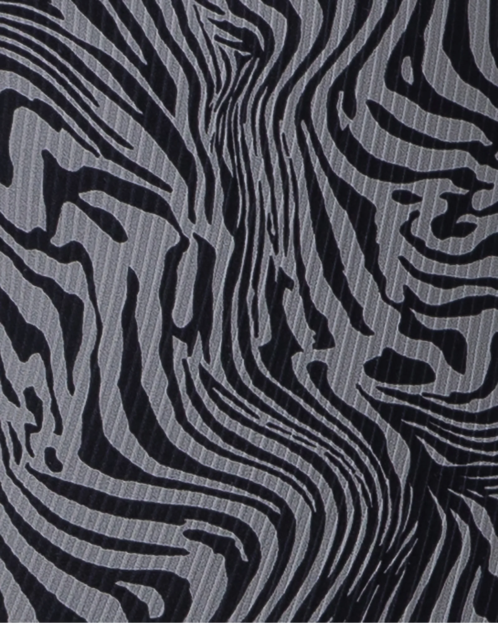 Fundamental Zebra Rib Bra - Black Zebra - Image 2