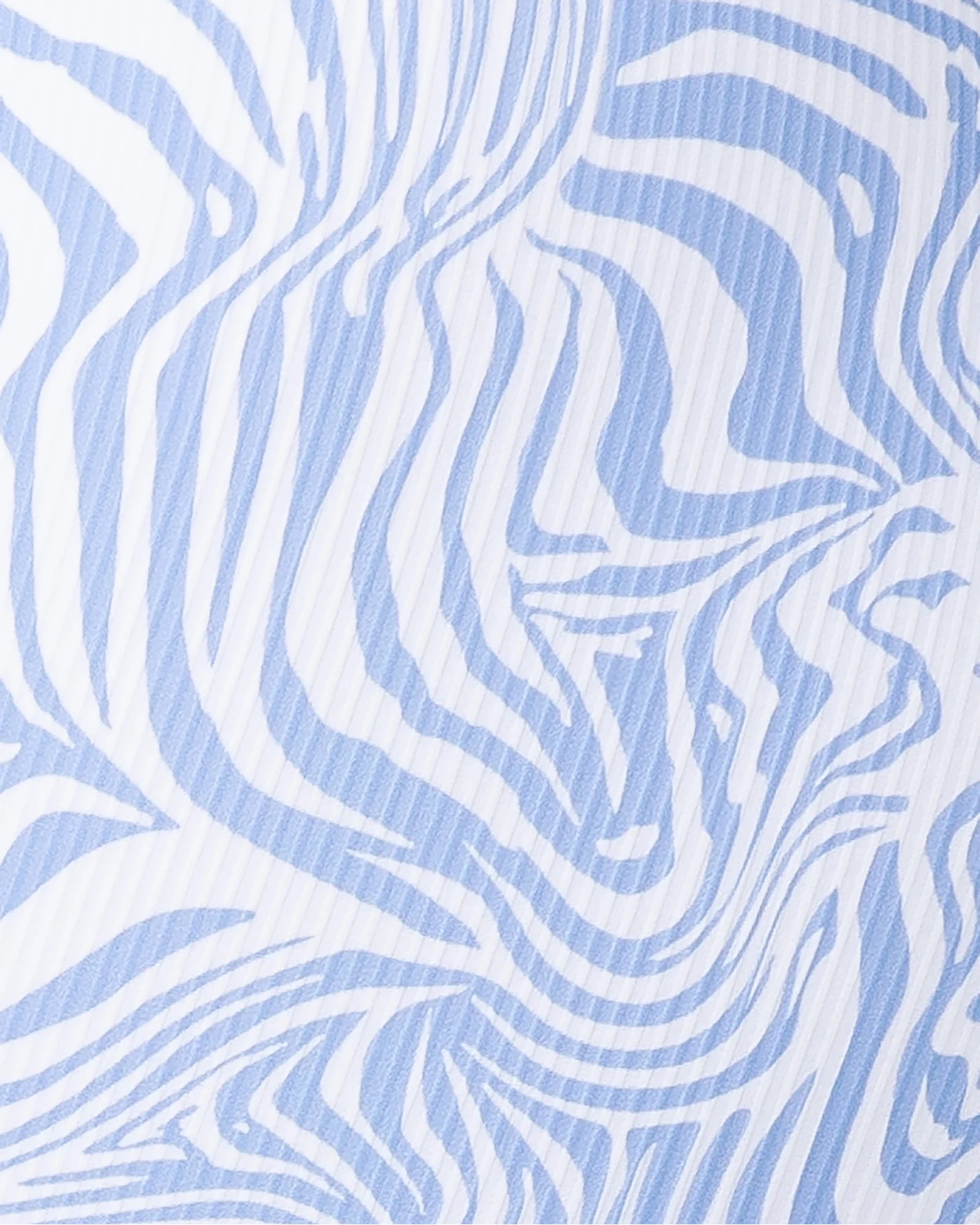 Fundamental Zebra Rib Bra - Pacific Blue Zebra - Image 2