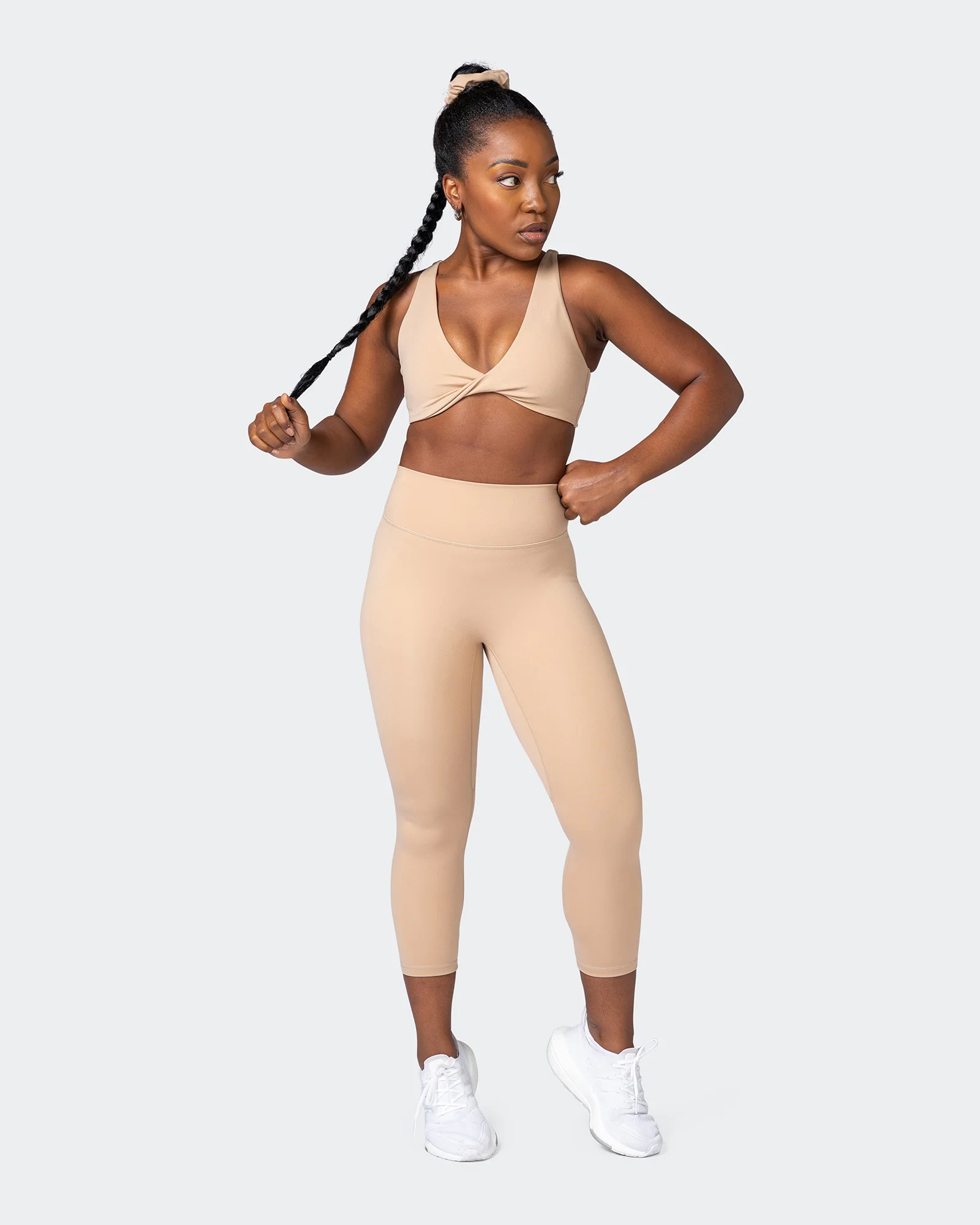 Game Changer Scrunch 7/8 Leggings - Biscotti - Image 7