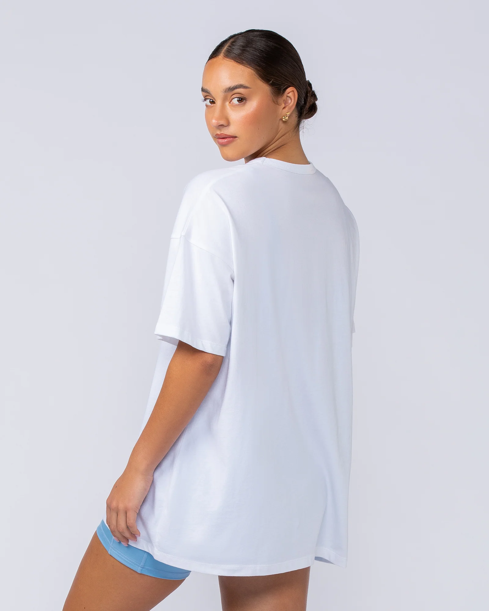 Girl Dinner Oversized Tee - White - Image 2