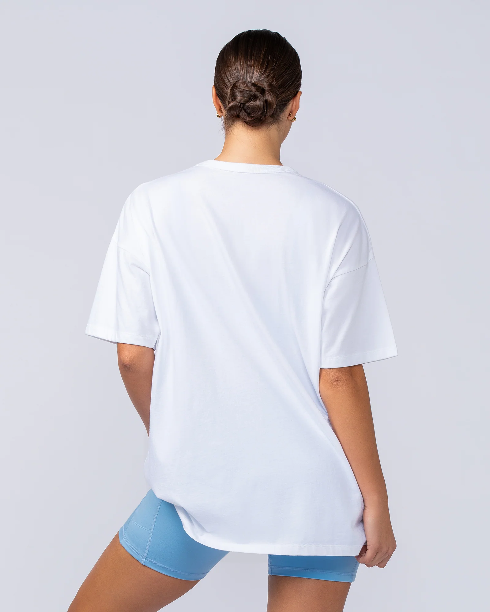 Girl Dinner Oversized Tee - White - Image 3