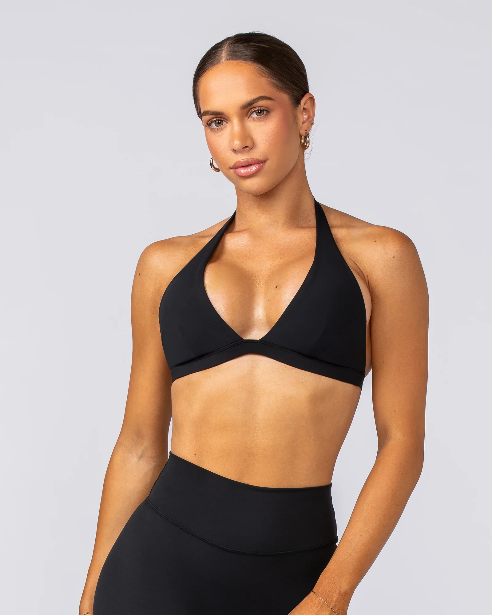 Halter Bralette - Black - Image 2