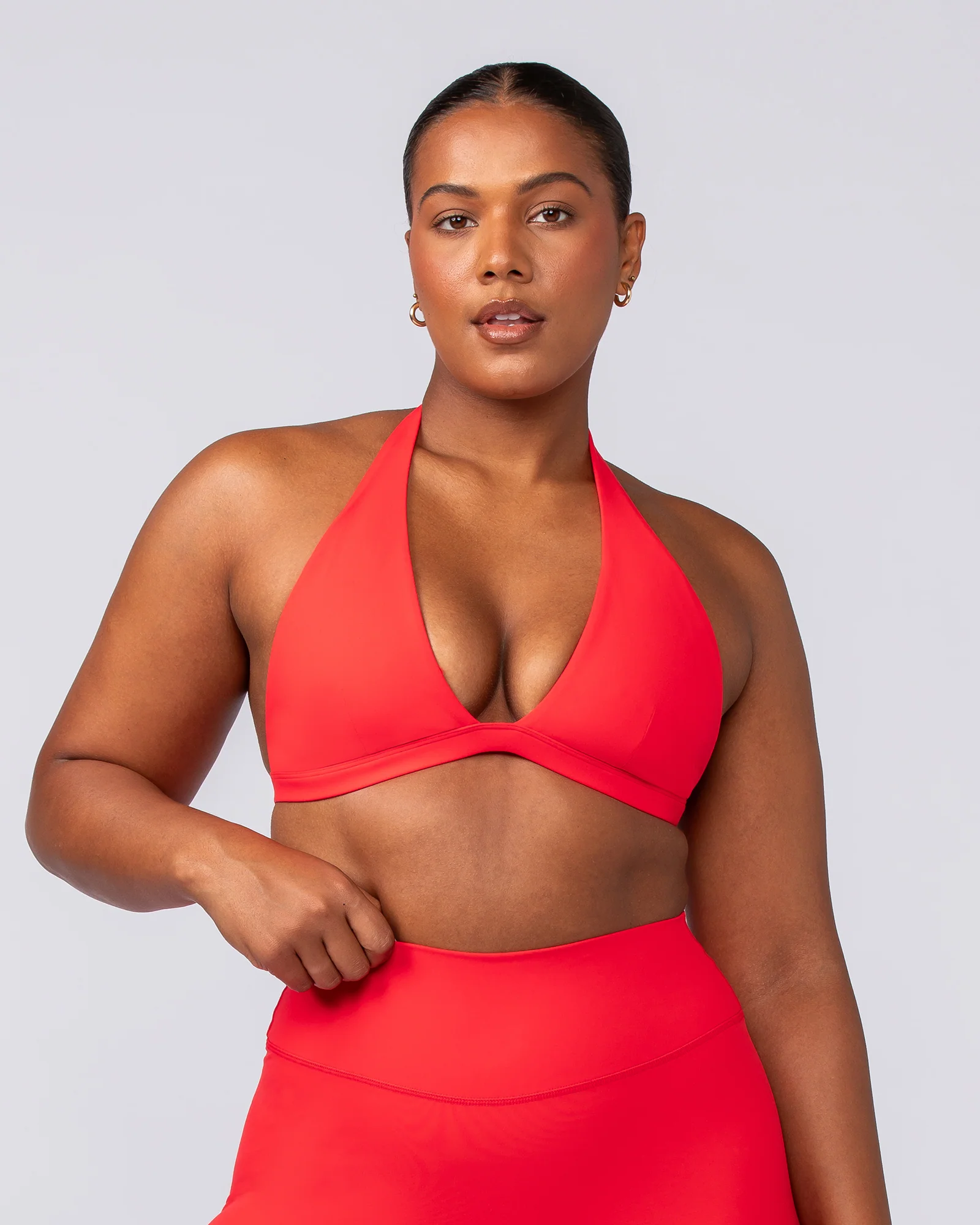 Halter Bralette - Salsa - Image 3
