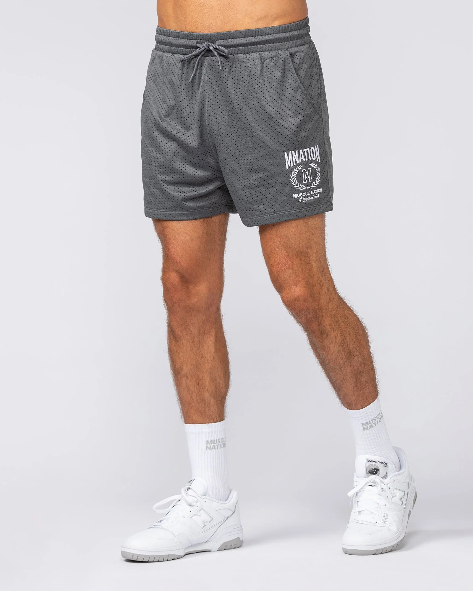 Heritage Crest Lay Up 3.5" Shorts - Tornado - Image 2