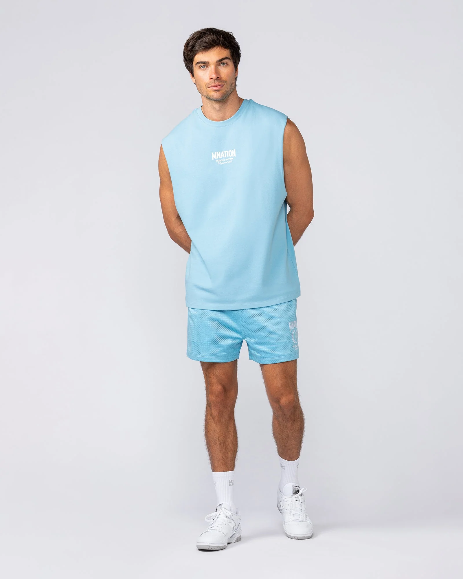 Heritage Muscle Tank - Light Blue - Image 5