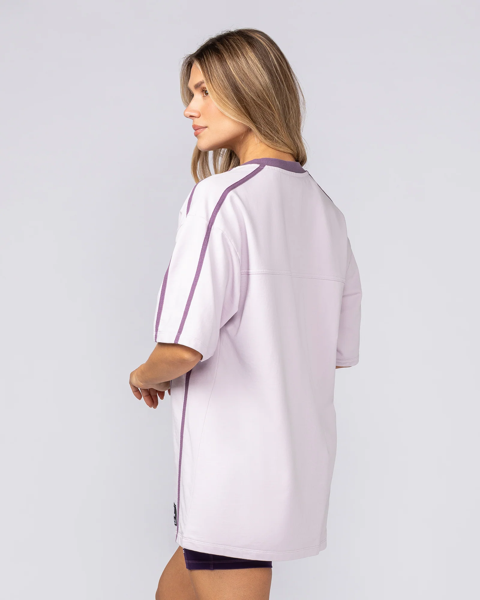Homage Oversized Tee - Lilac Snow - Image 4