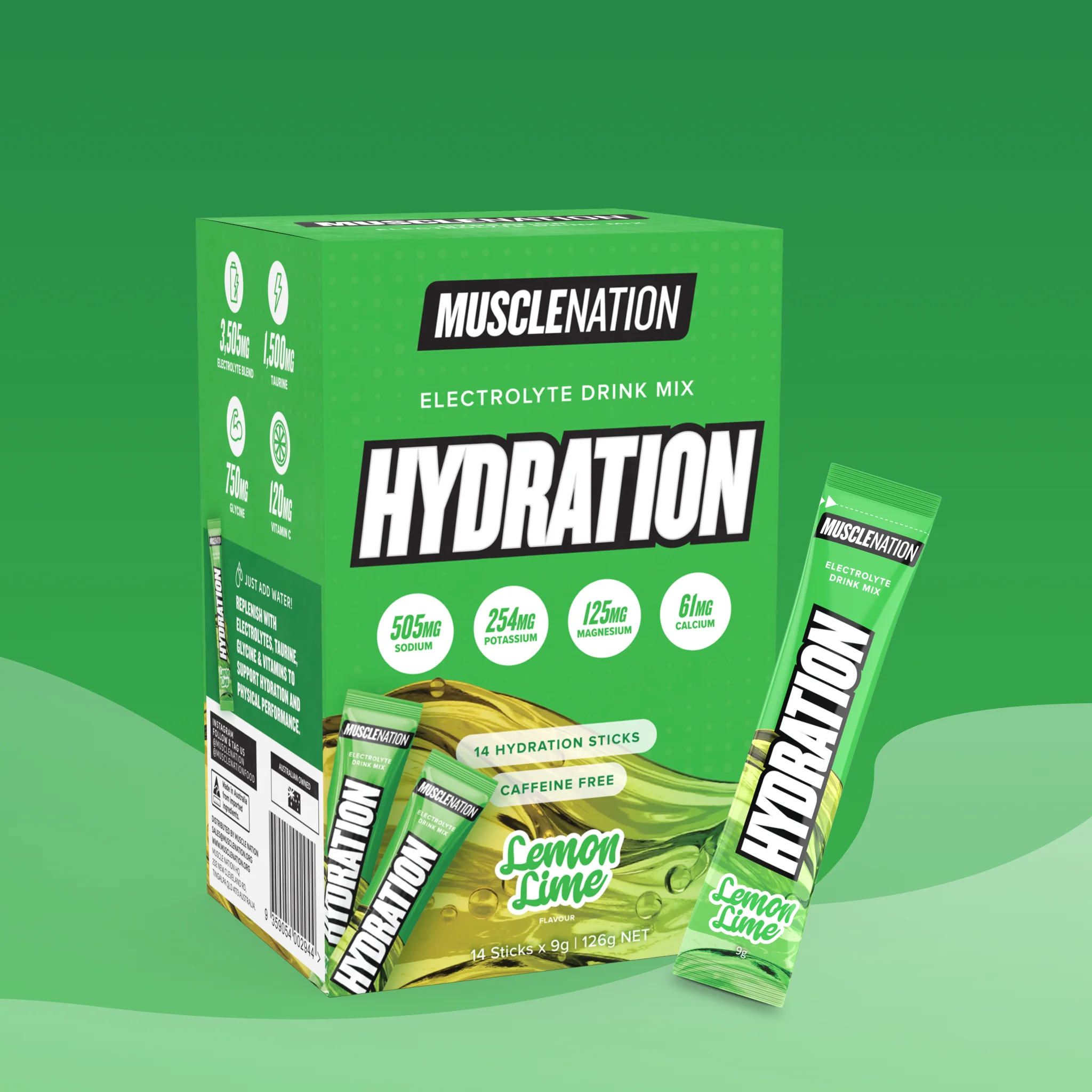 HYDRATION Sticks - Lemon Lime - 14 Pack
