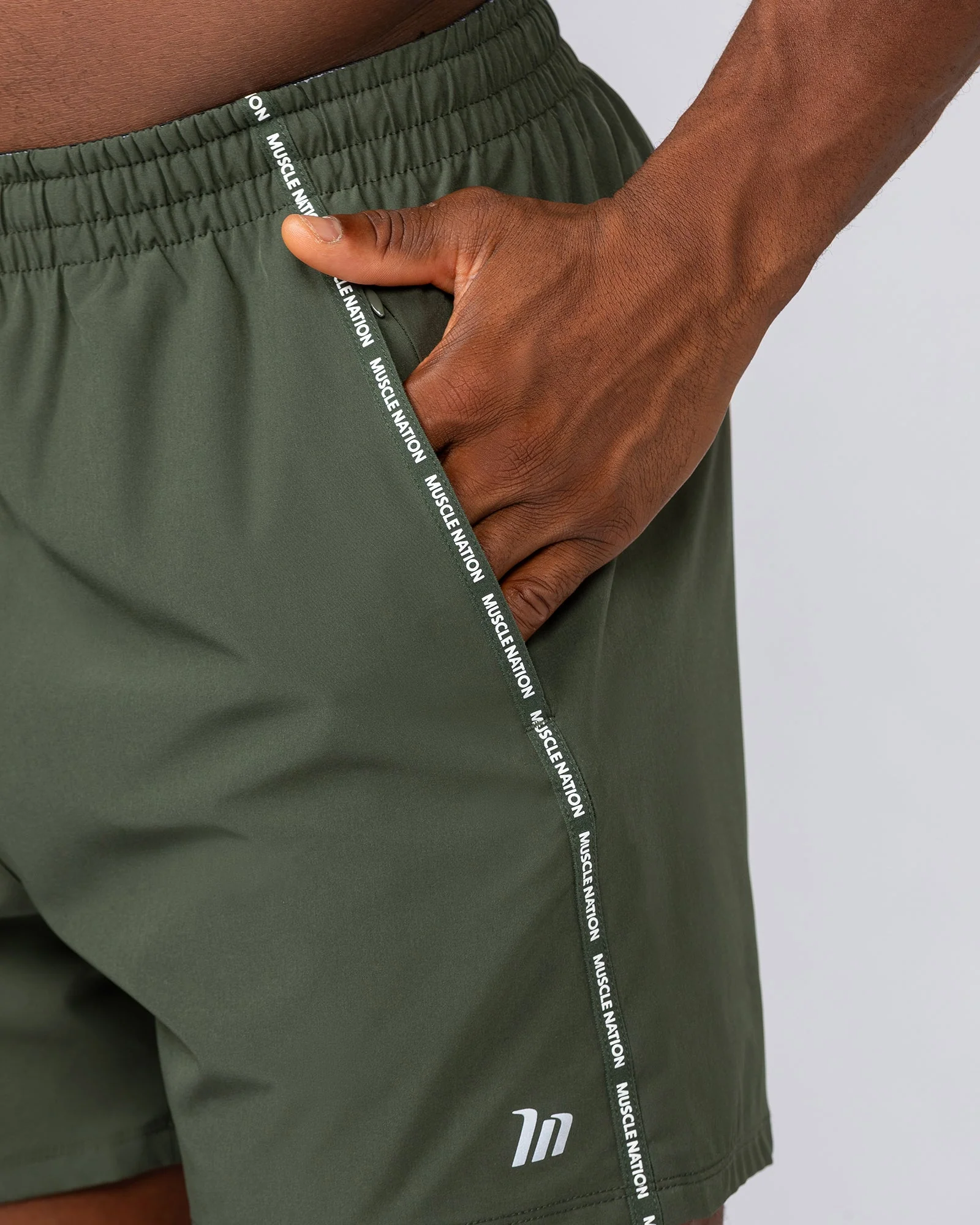 Iconic New Heights 4" Shorts - Dark Khaki - Image 2