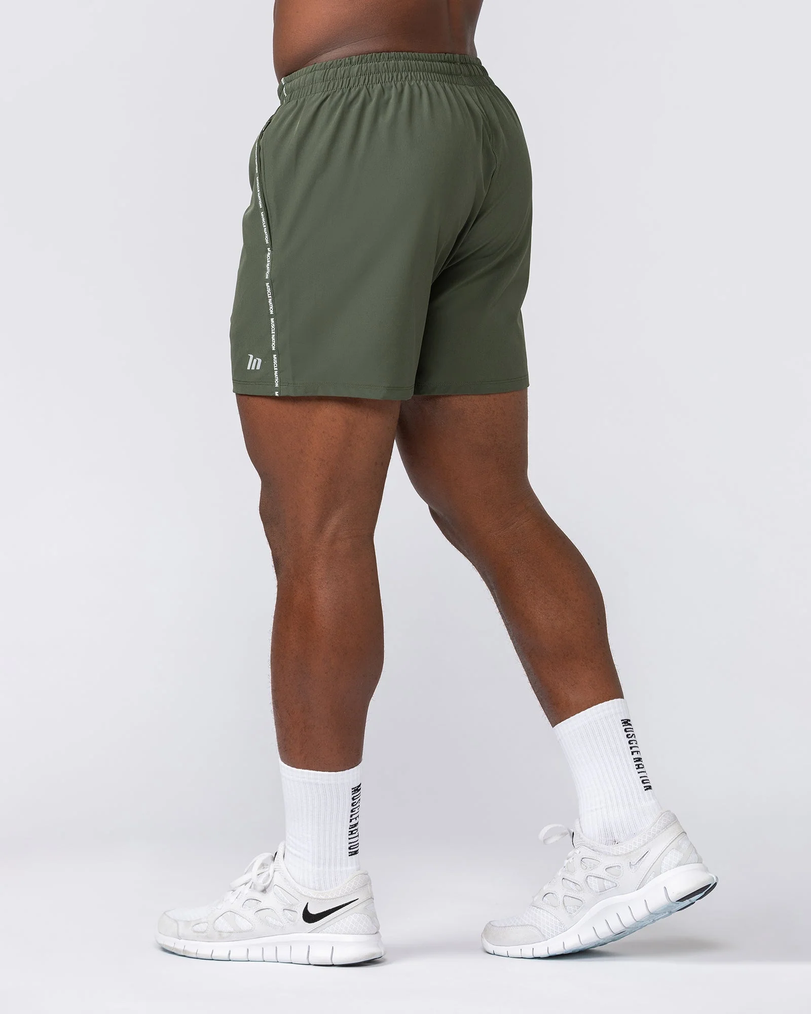 Iconic New Heights 4" Shorts - Dark Khaki - Image 4