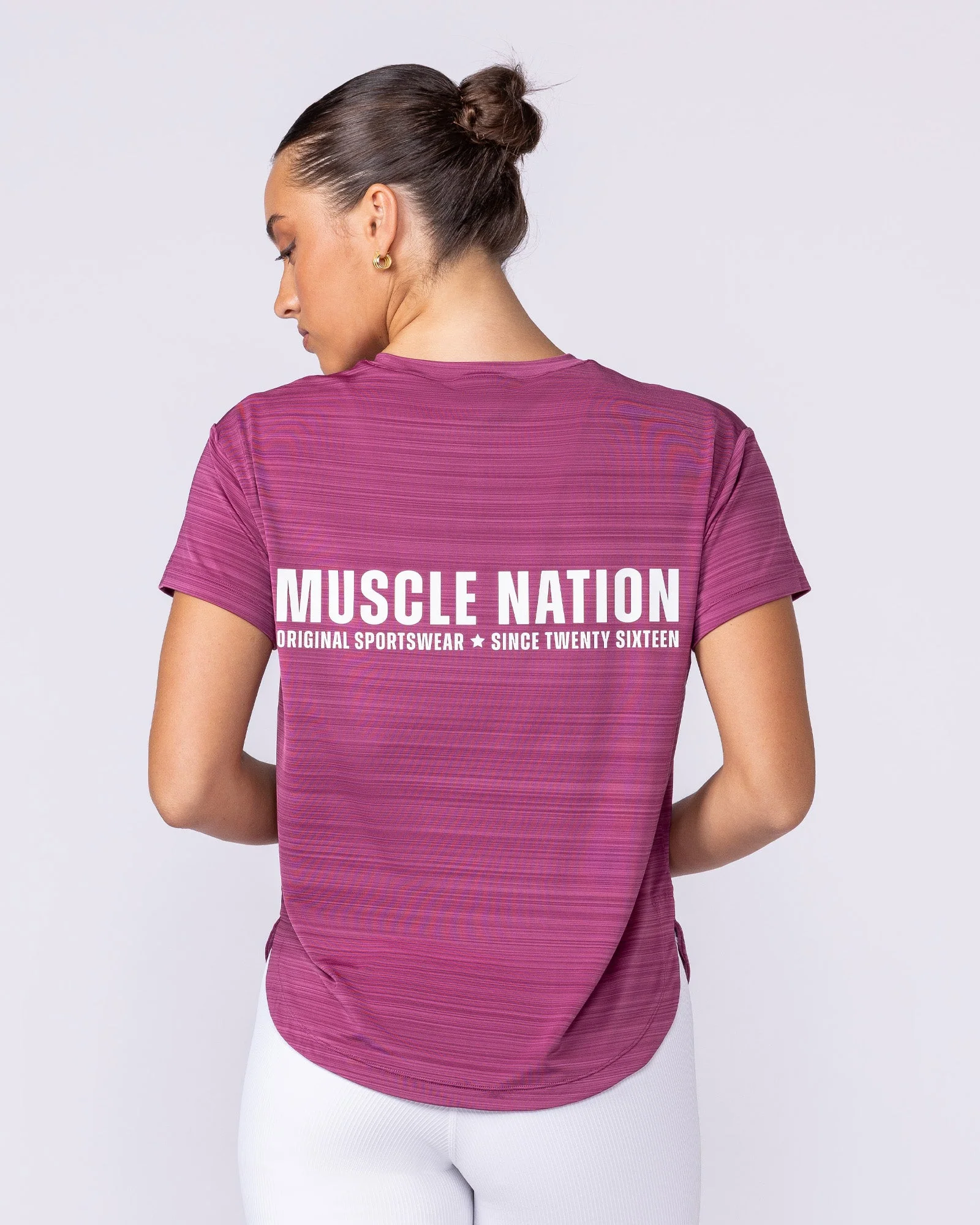Ignite Training Tee - Raspberry Quartz - Image 4