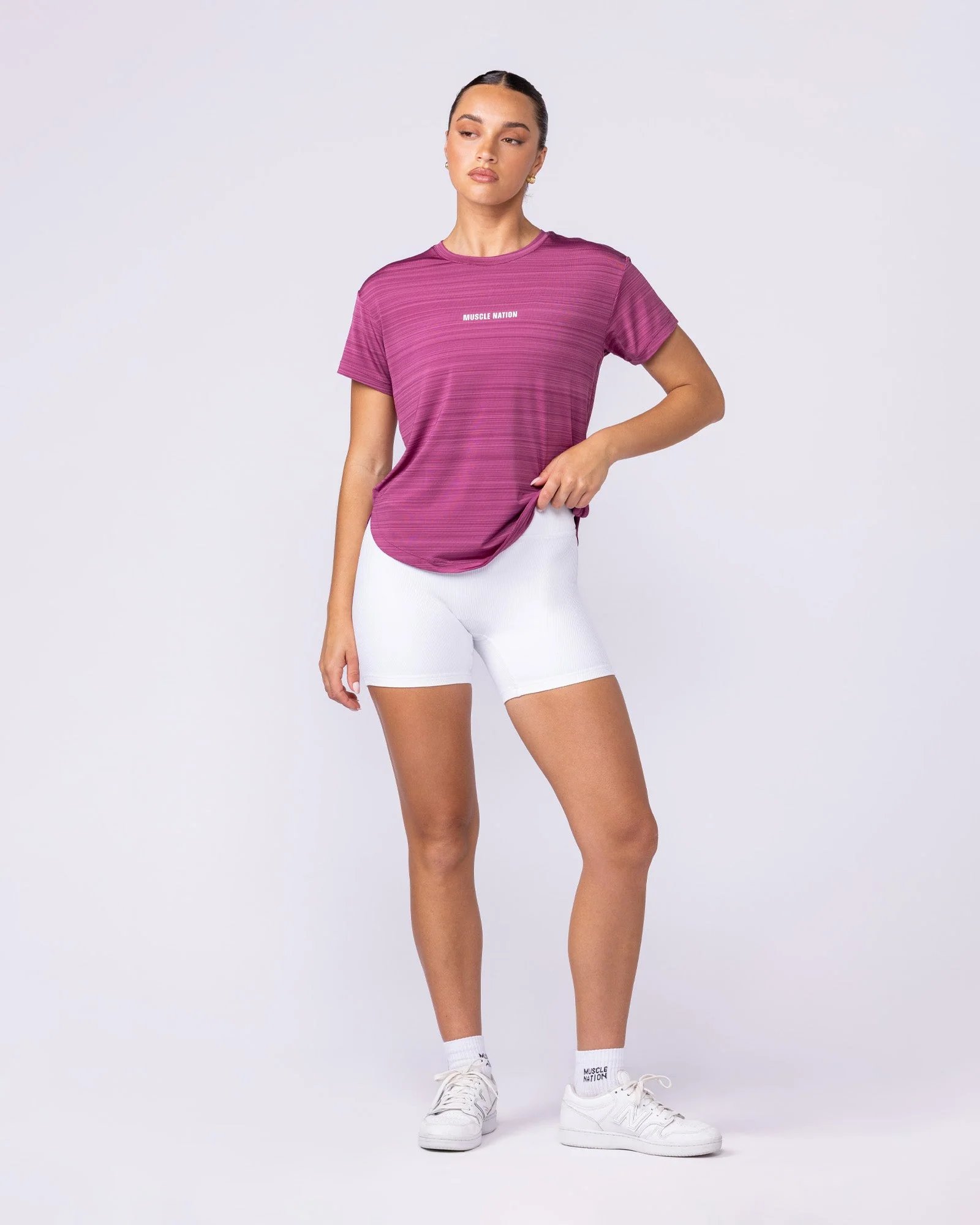 Ignite Training Tee - Raspberry Quartz - Image 5