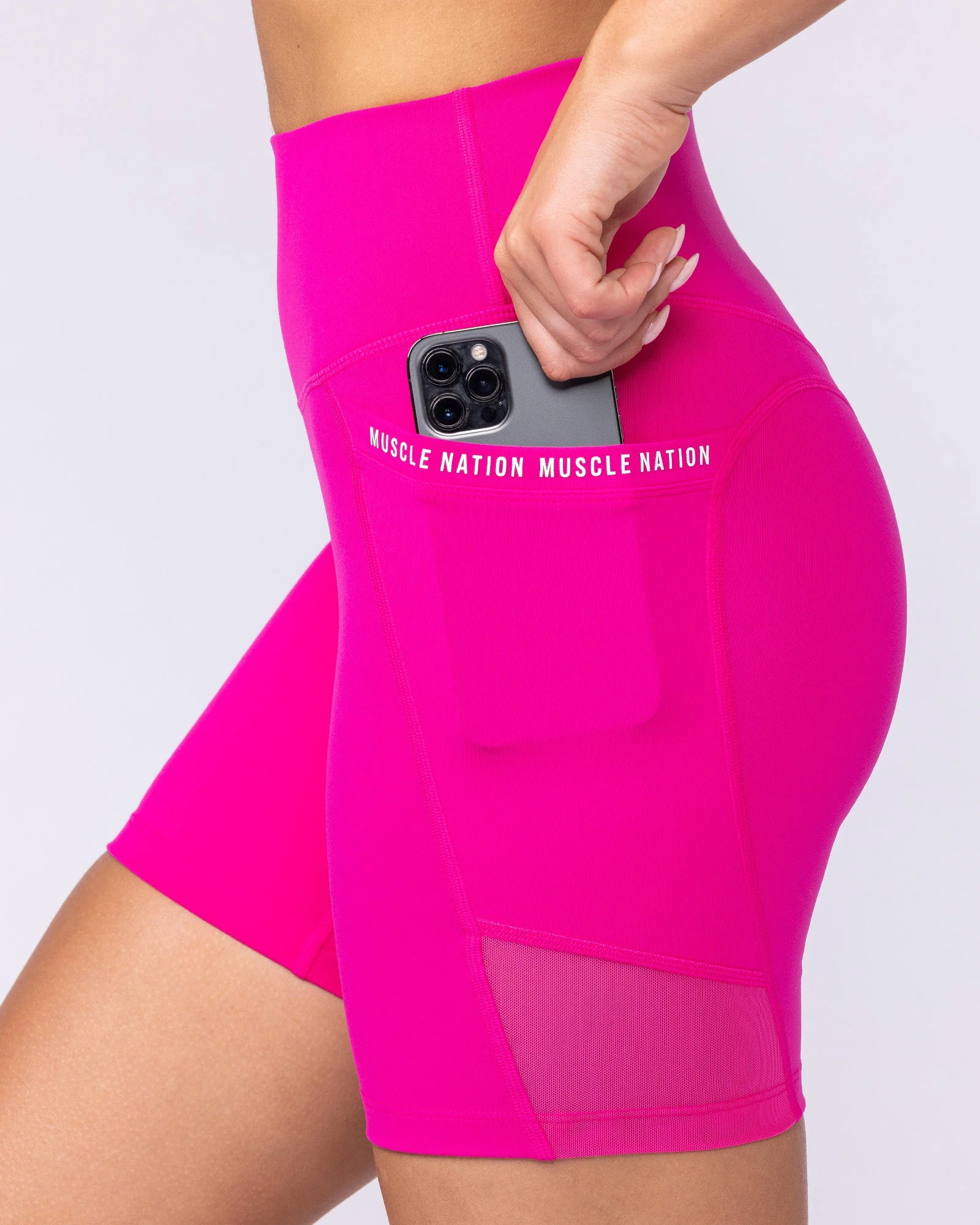 Illusion Signature Pocket Bike Shorts - Cosmo - Image 4
