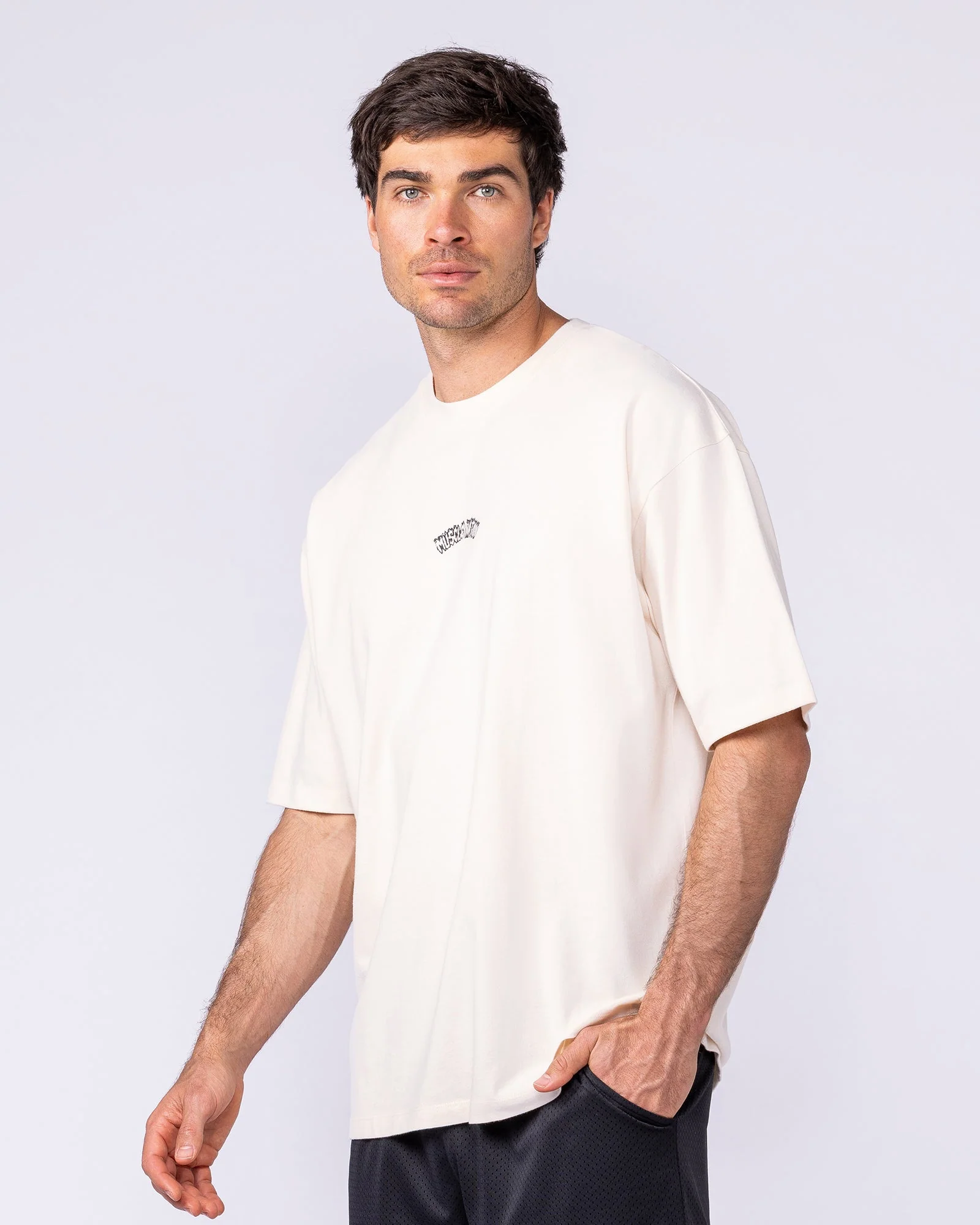 Inferno Oversized Tee - Travertine - Image 3