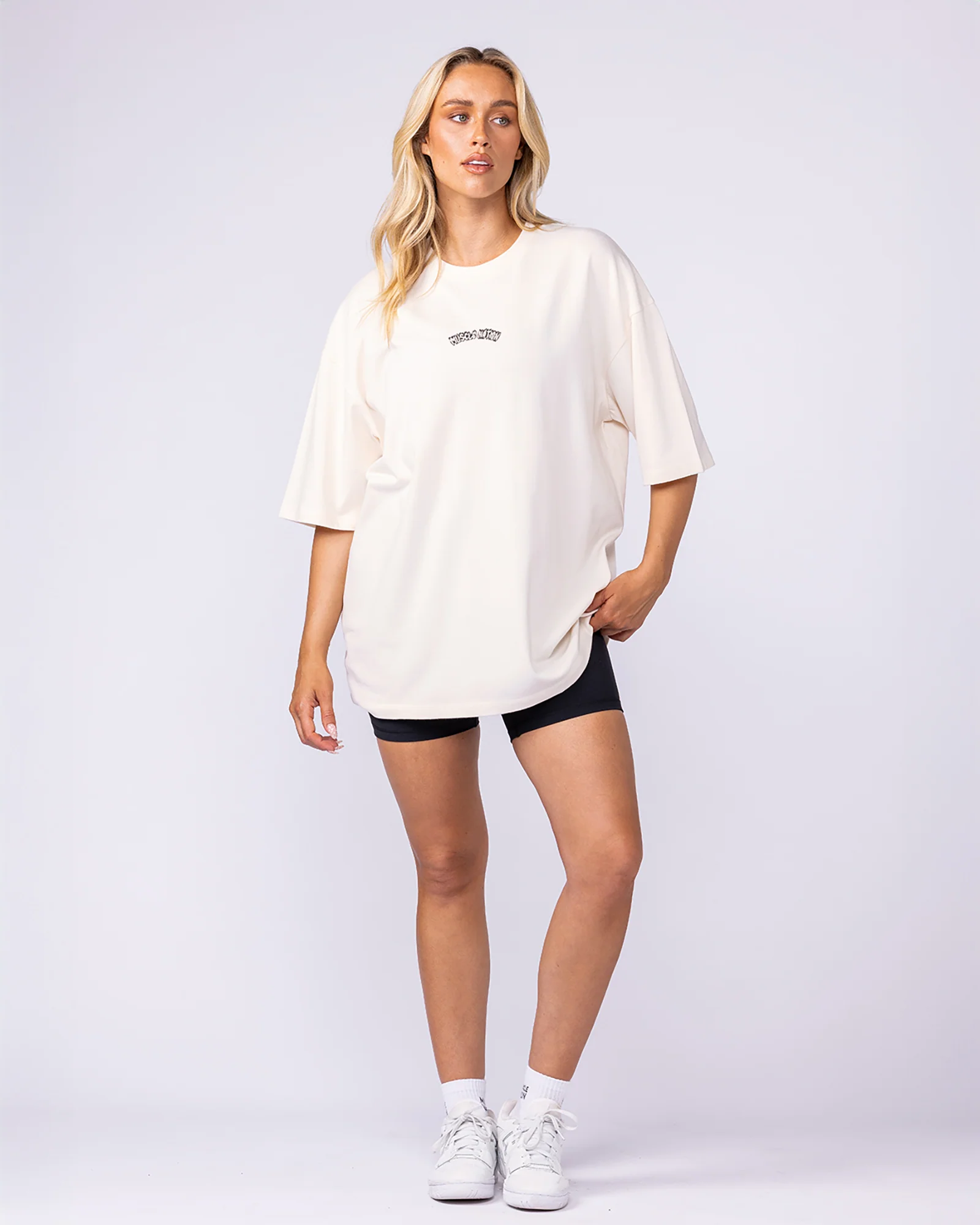 Inferno Oversized Tee - Travertine - Image 9