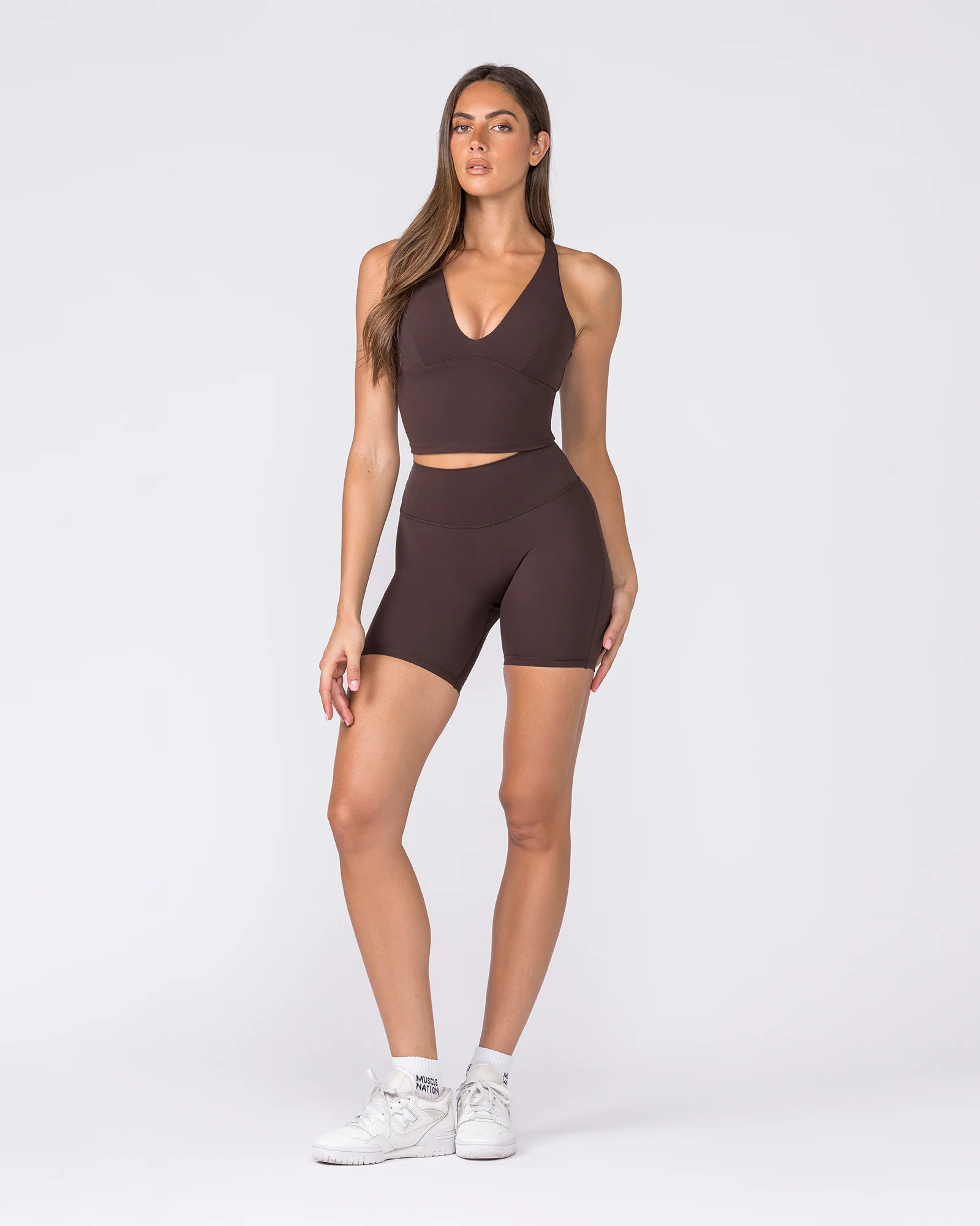 Influence Bra Tank - Cocoa - Image 6