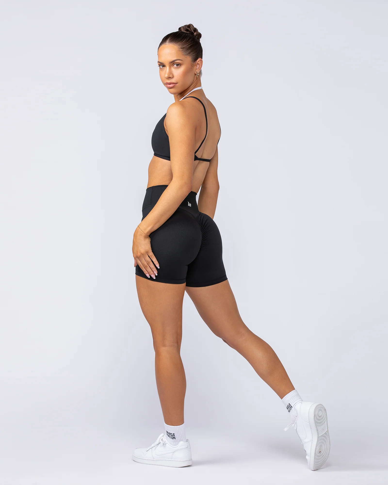 Instinct Scrunch Midway Shorts - Black - Image 6