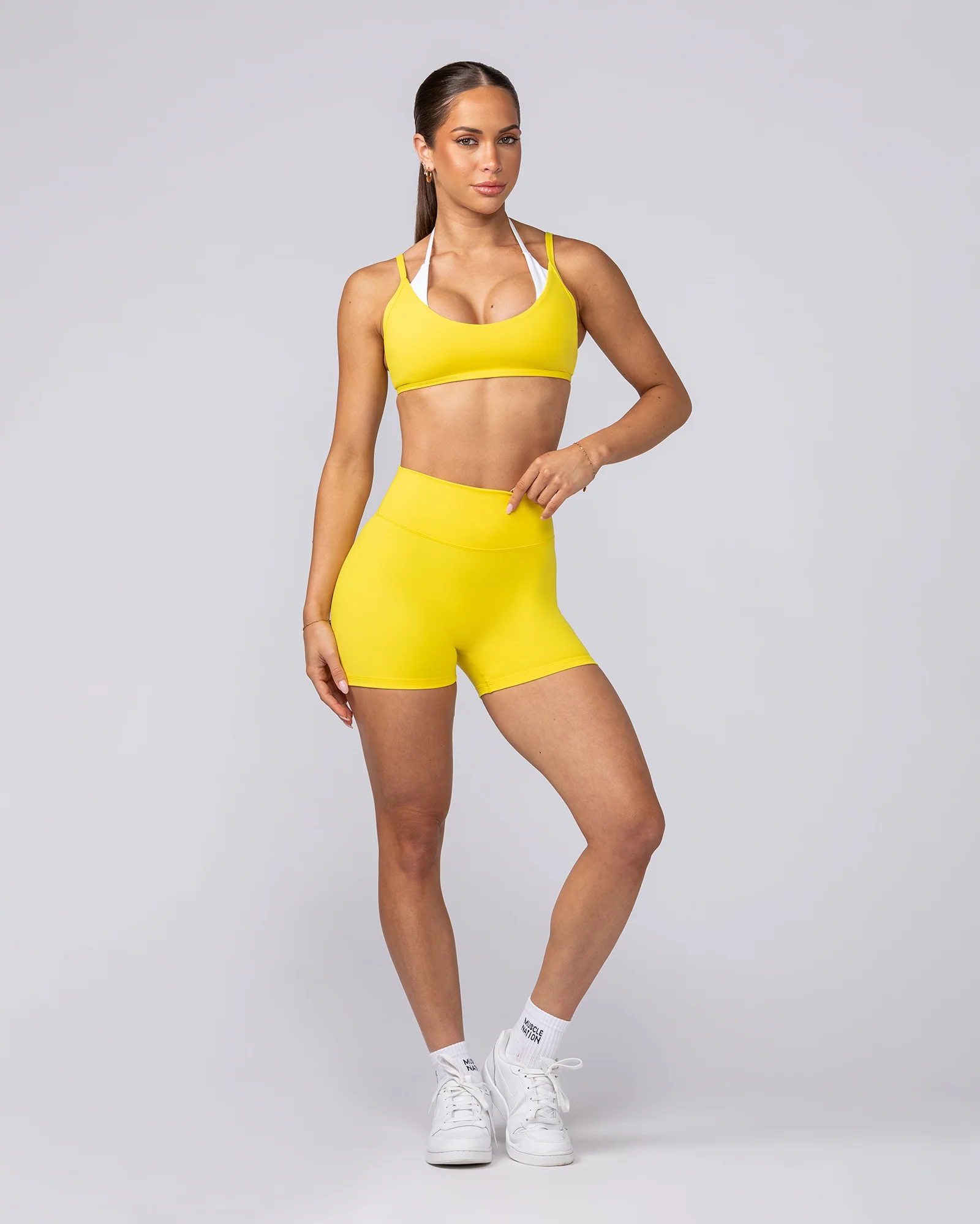 Instinct Scrunch Midway Shorts - Buttercup - Image 5