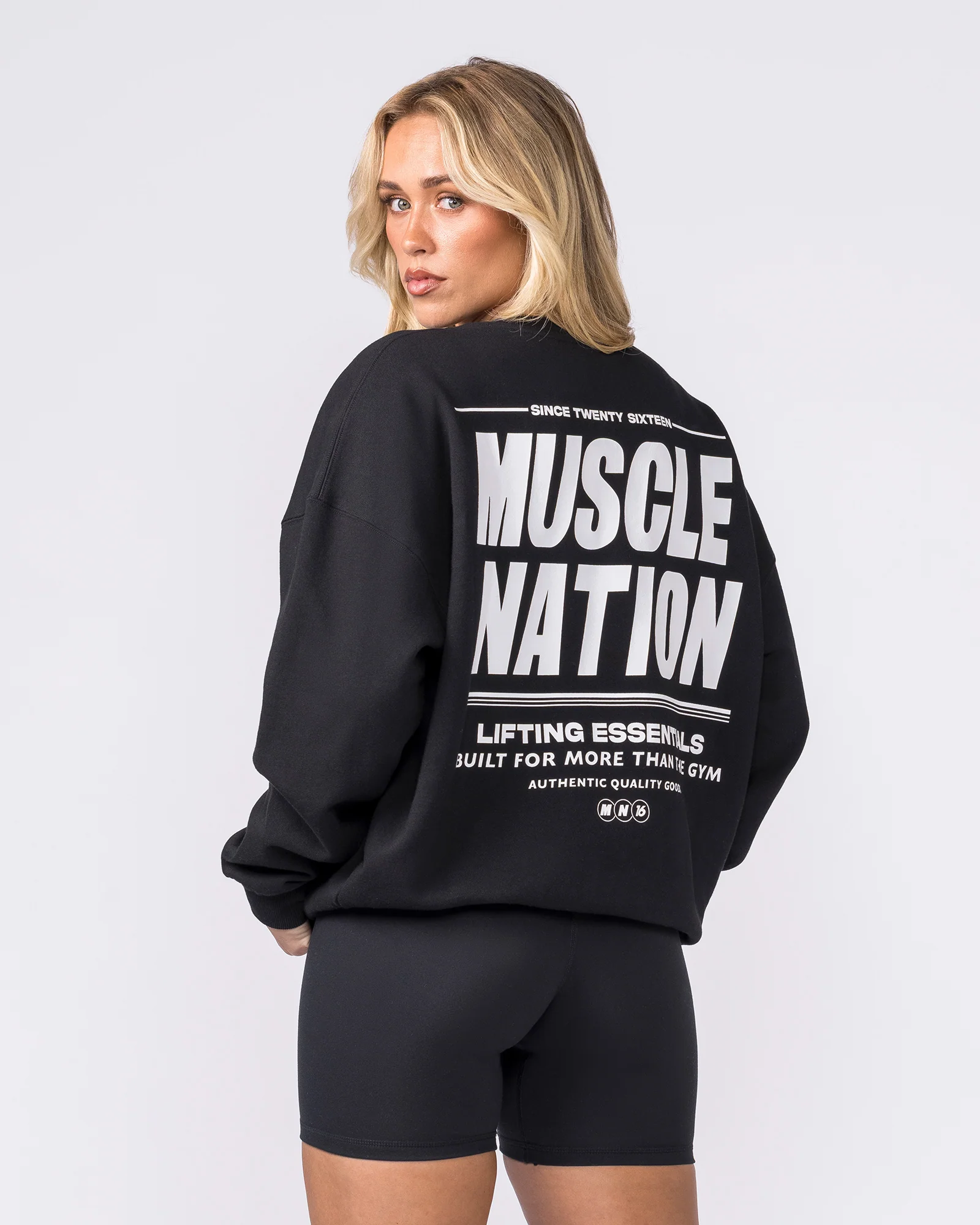 Kick-Start Boxy Pullover - Black - Image 3
