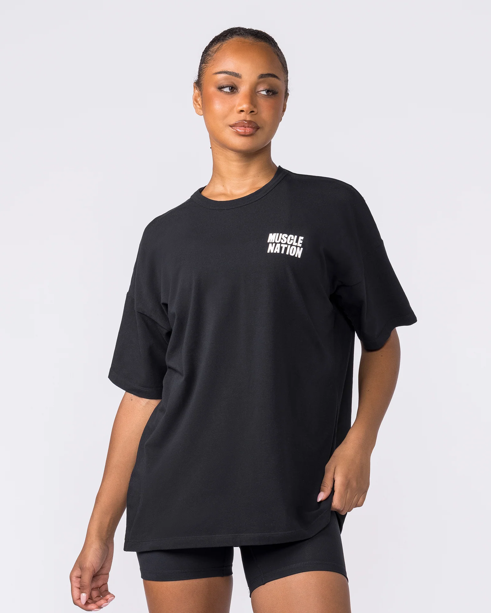 Kick-Start Oversized Tee - Black - Image 2