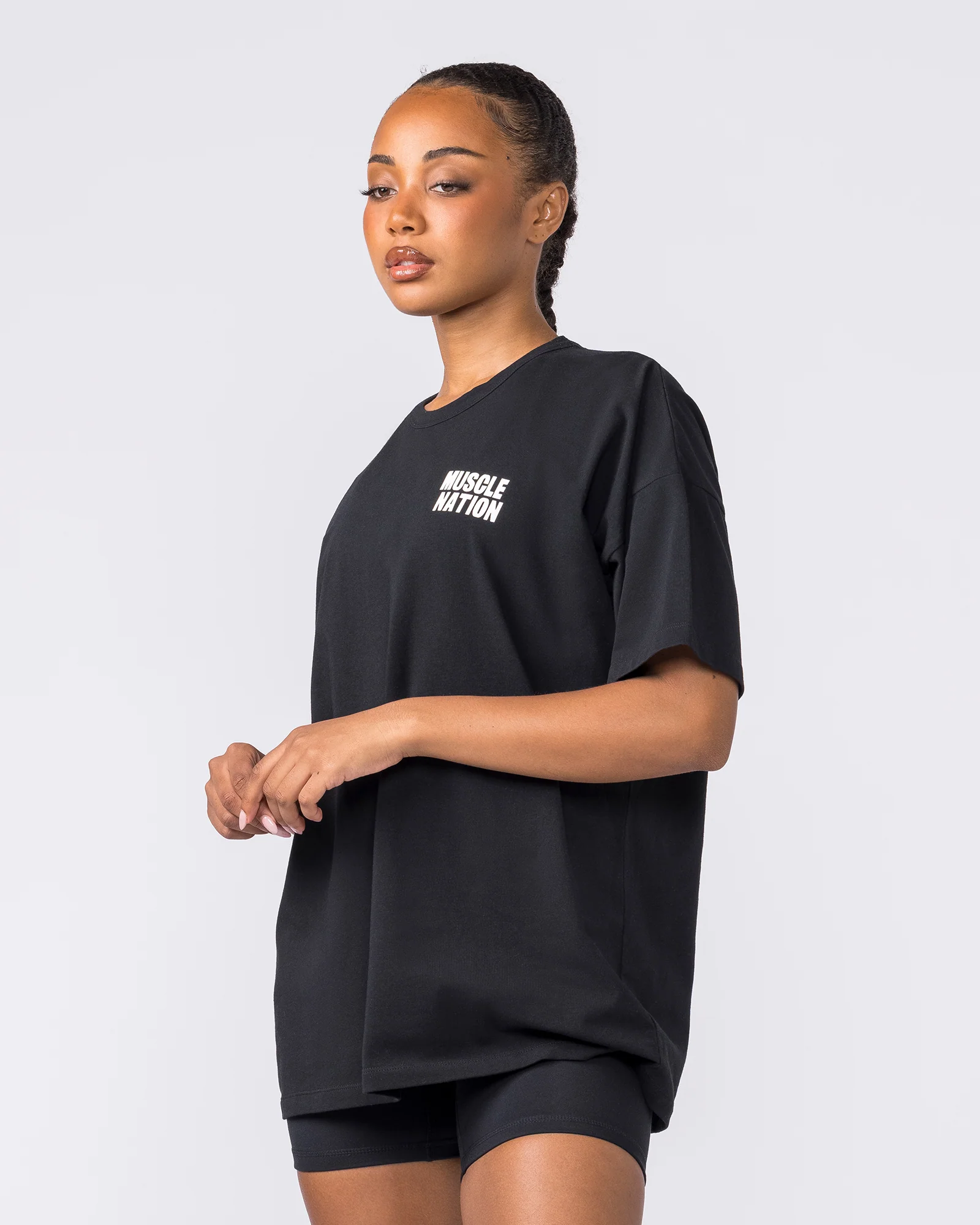 Kick-Start Oversized Tee - Black - Image 3