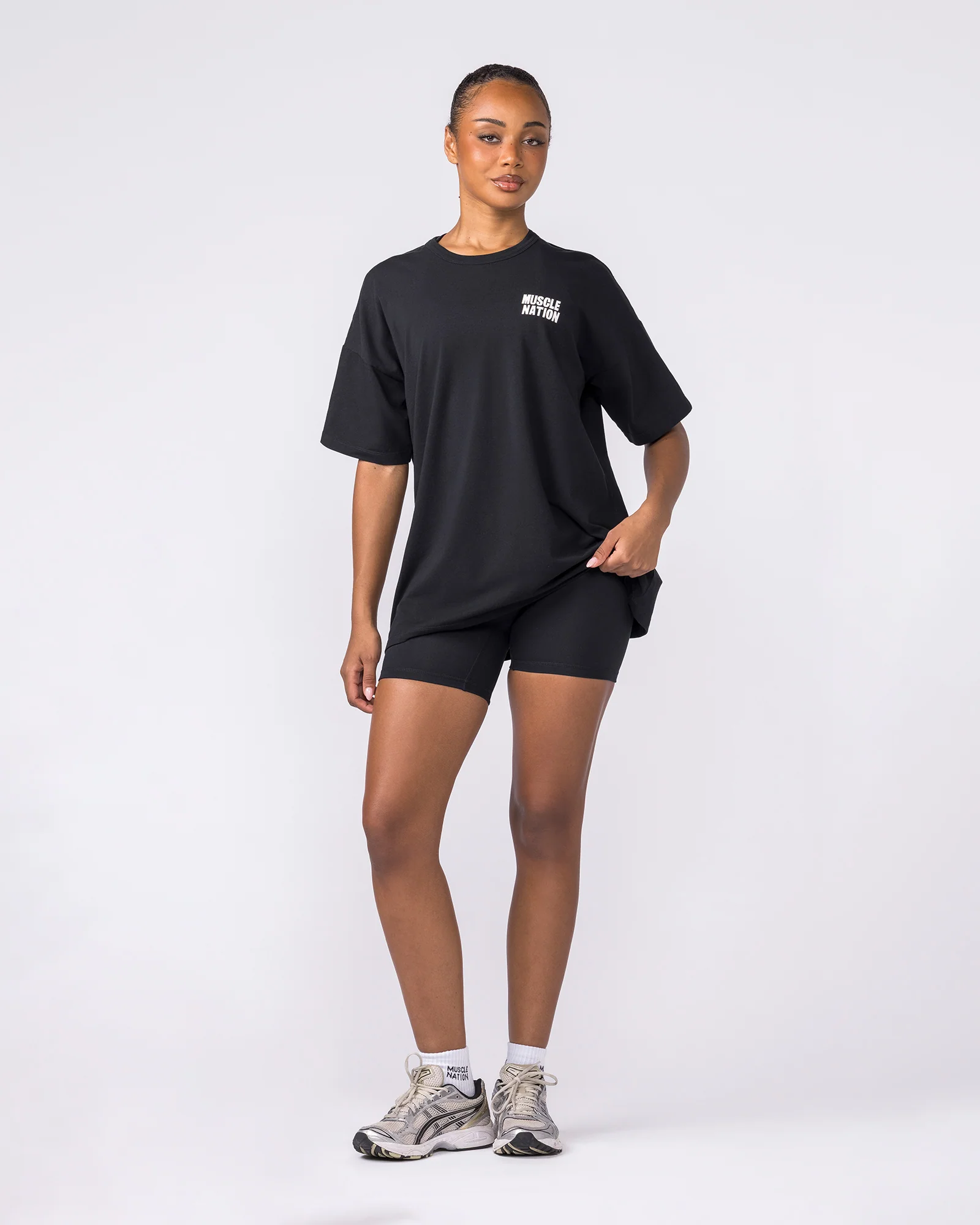 Kick-Start Oversized Tee - Black - Image 5