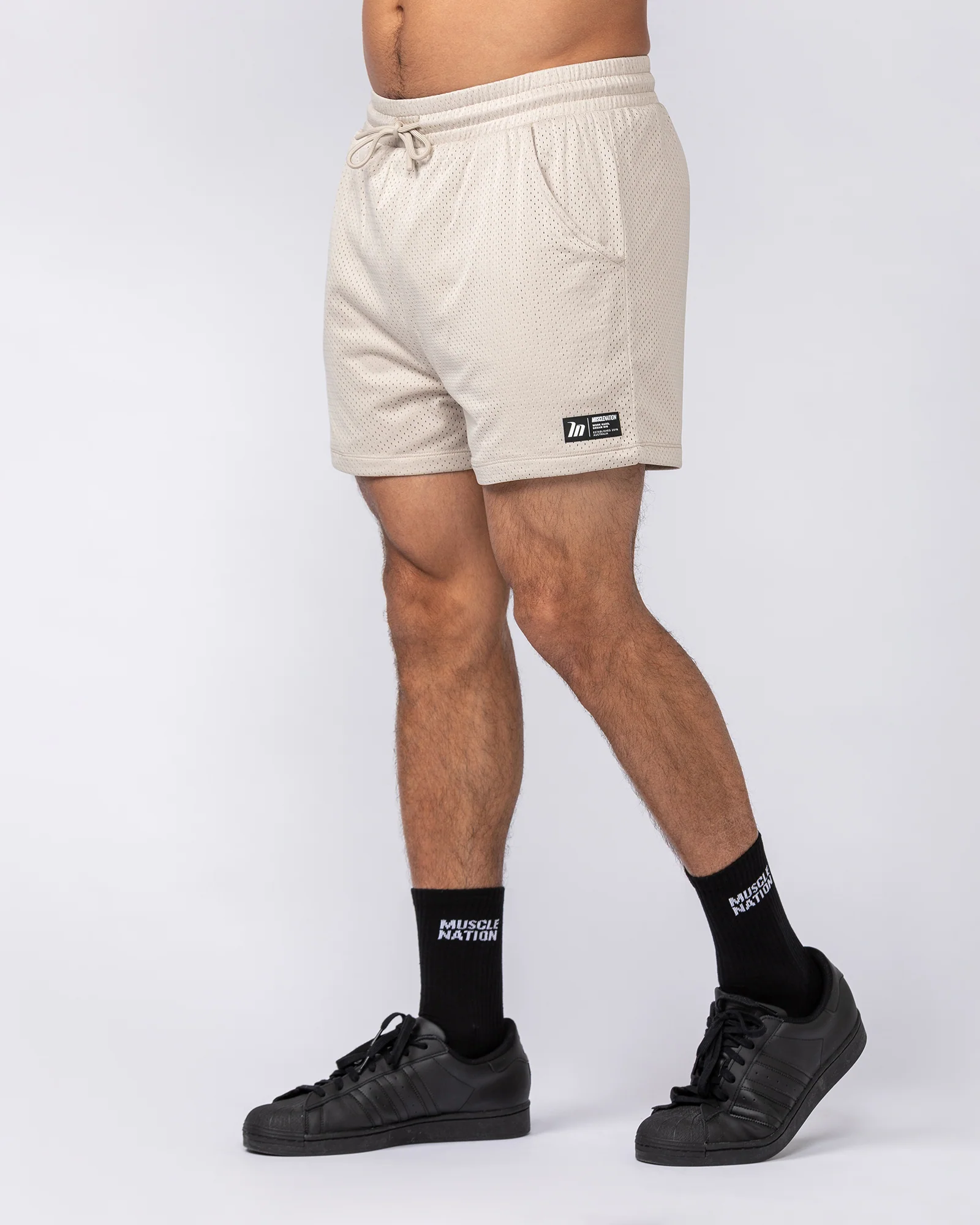 Lay Up 3.5" Shorts - Beige - Image 2