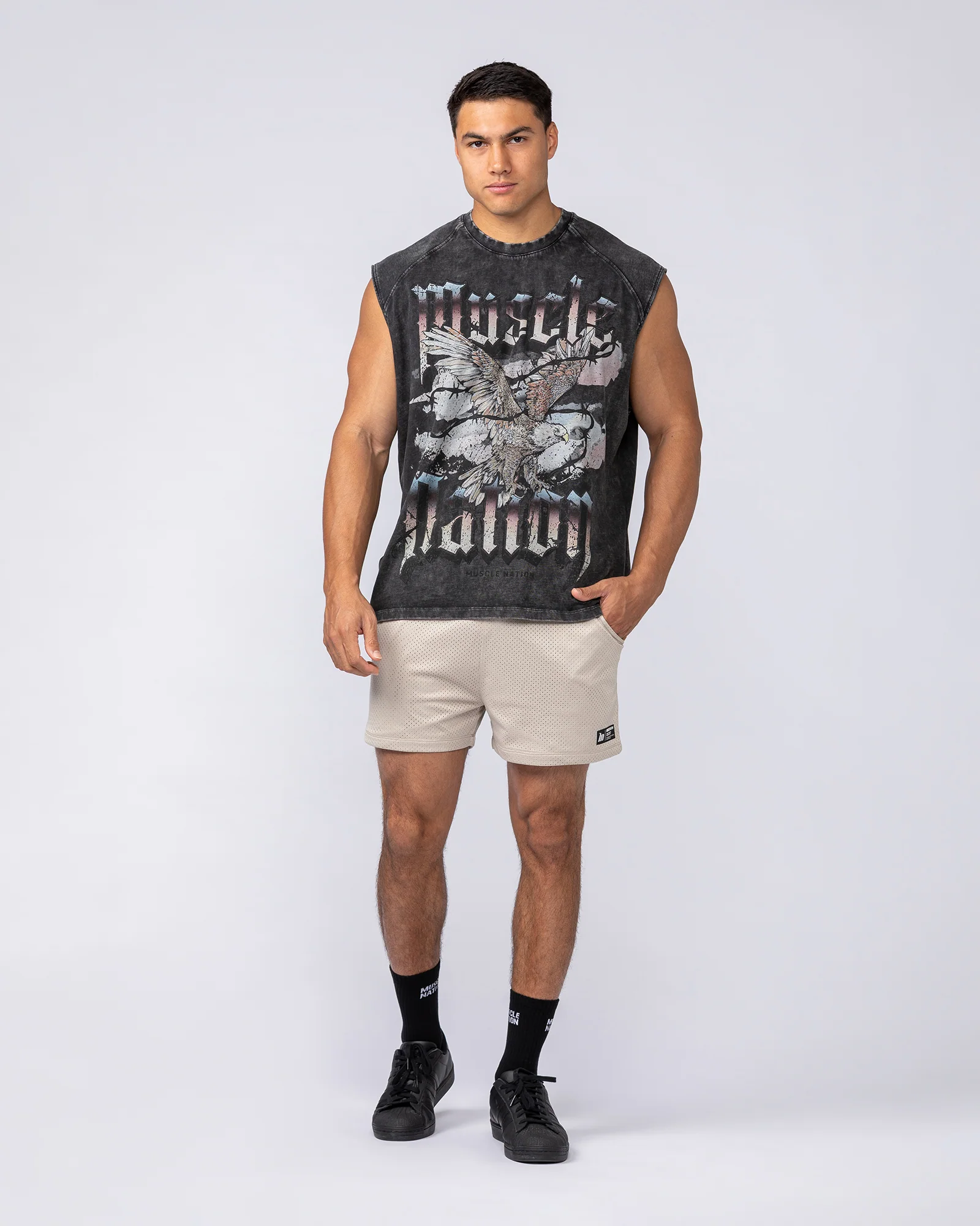 Lay Up 3.5" Shorts - Beige - Image 6
