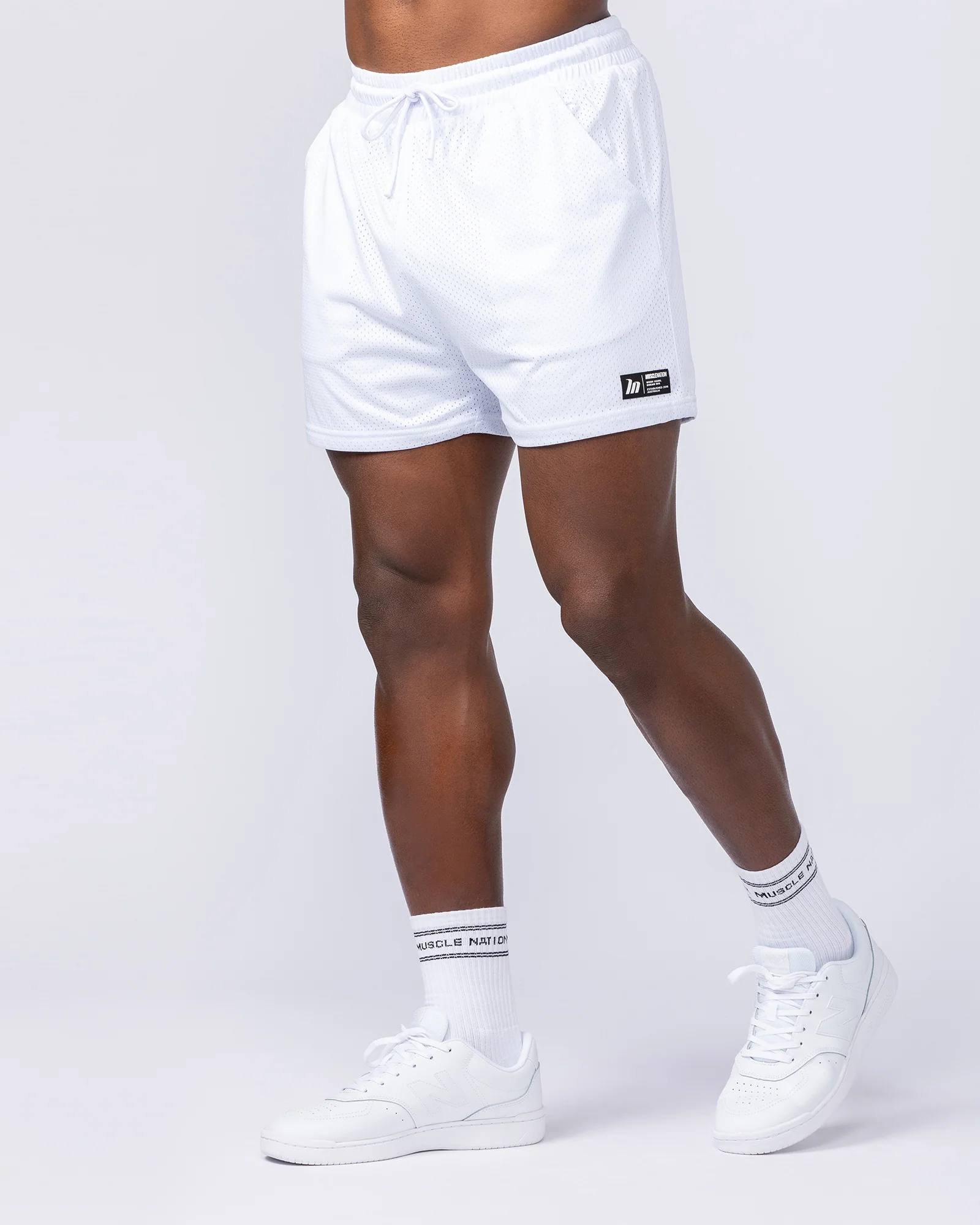 Lay Up 3.5" Shorts - White - Image 3