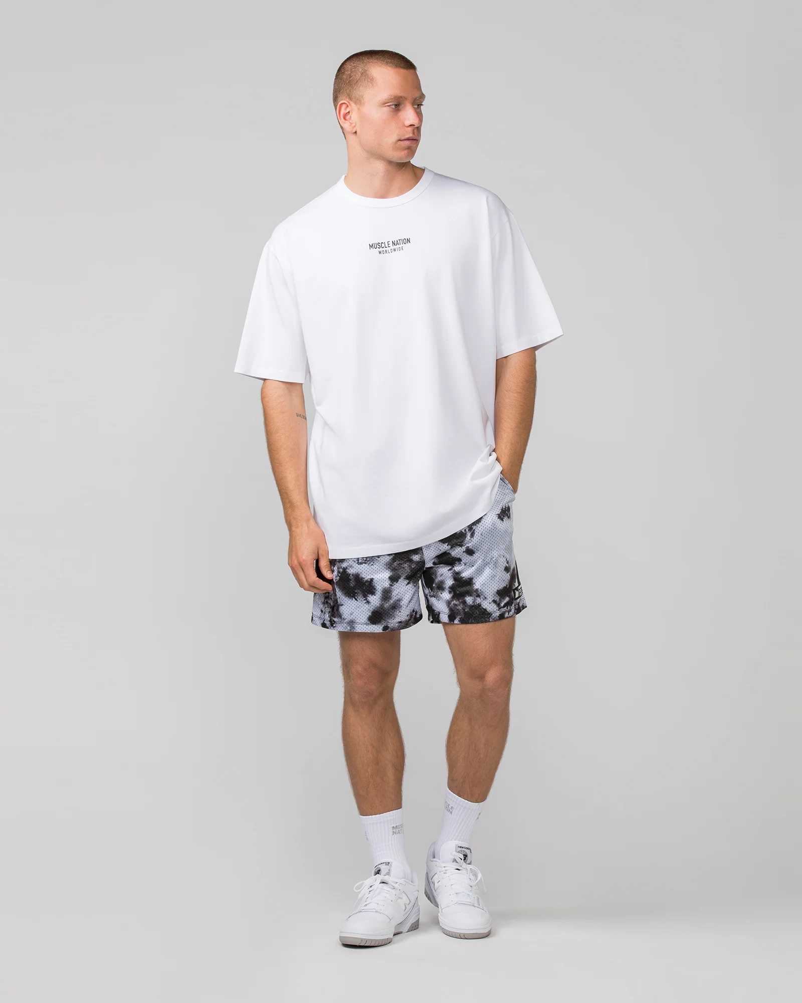 Lay Up 5" Shorts - Tie Dye Print - Image 6