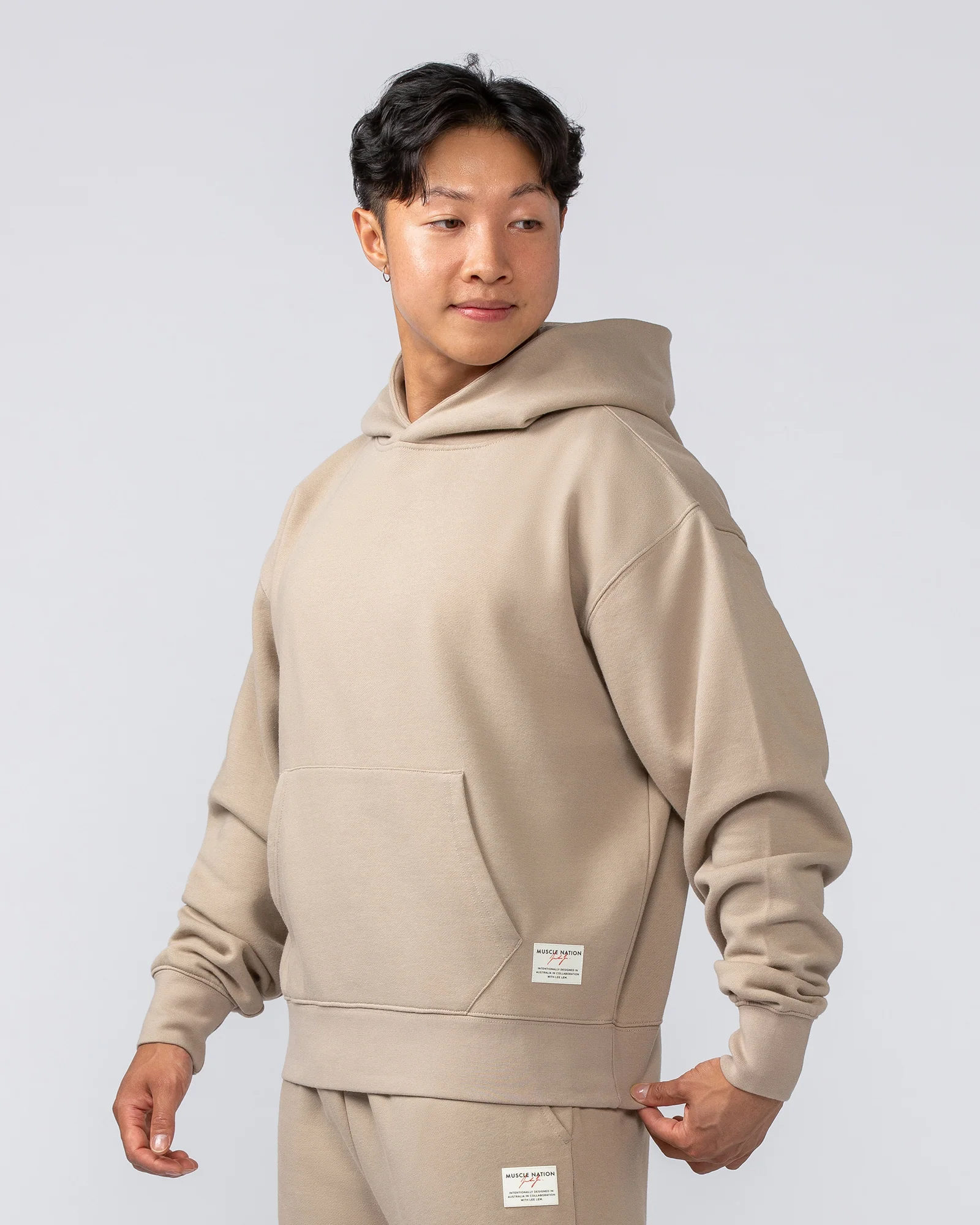 Lee Lem Cropped Hoodie - Washed Tuffet - Image 2