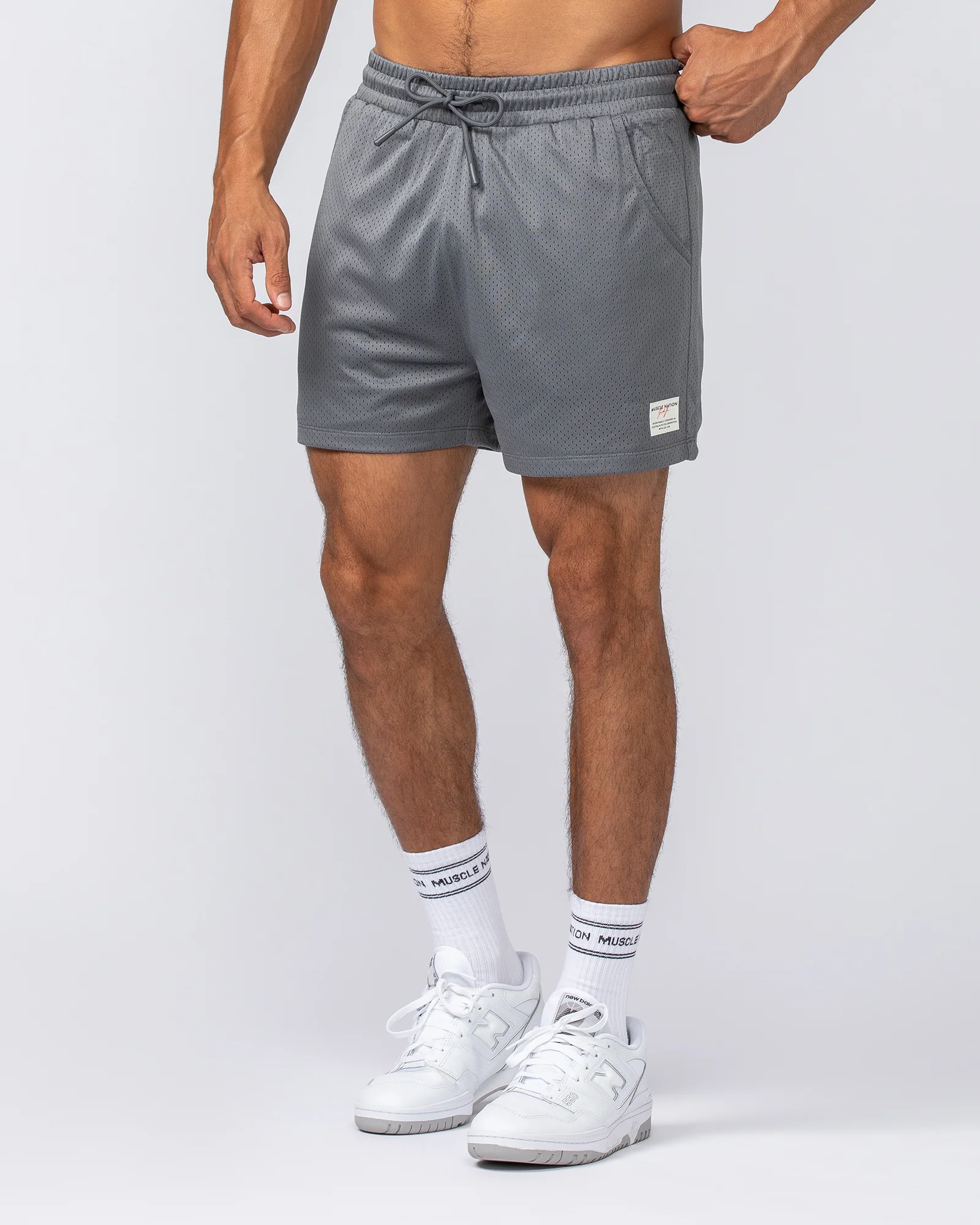 Lee Lem Lay Up 3.5" Shorts - Platinum Grey - Image 2