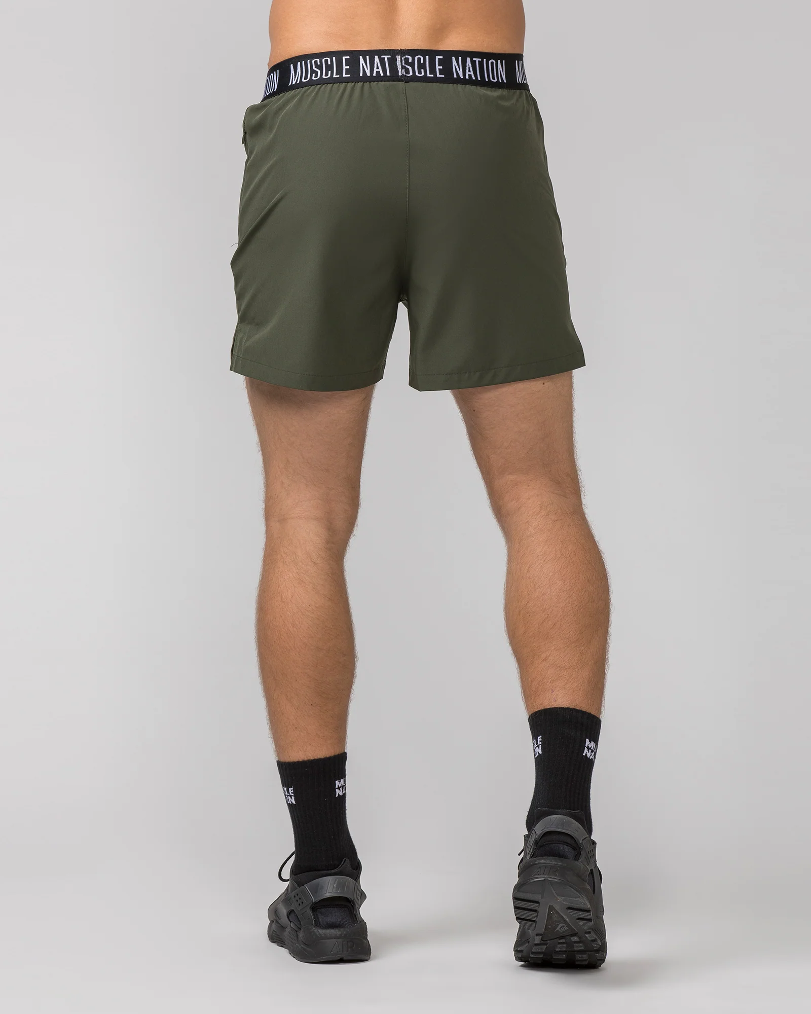 Level Up Training 4" Shorts - Dark Khaki - Image 6