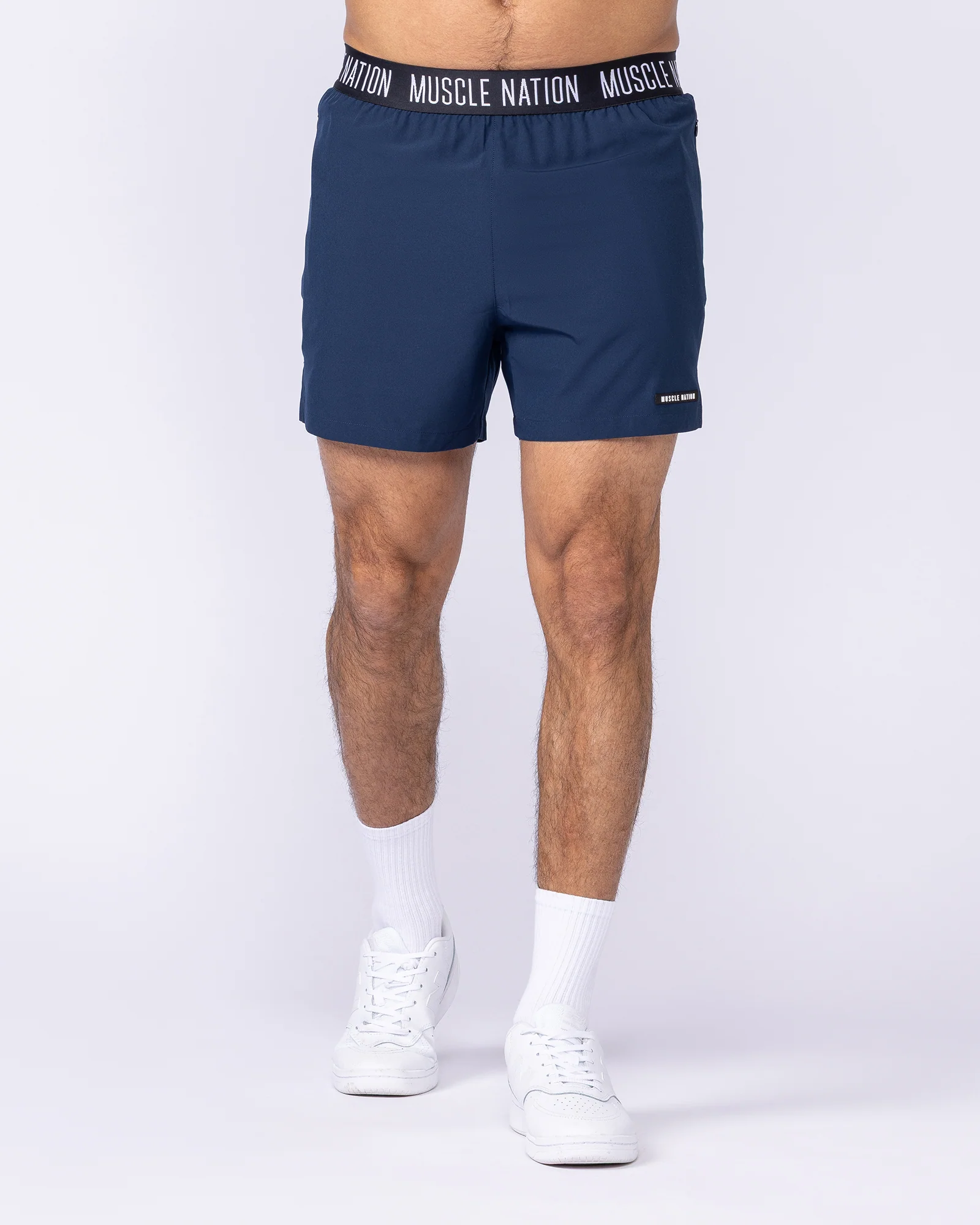 Level Up Training 4" Shorts - Navy - Image 3