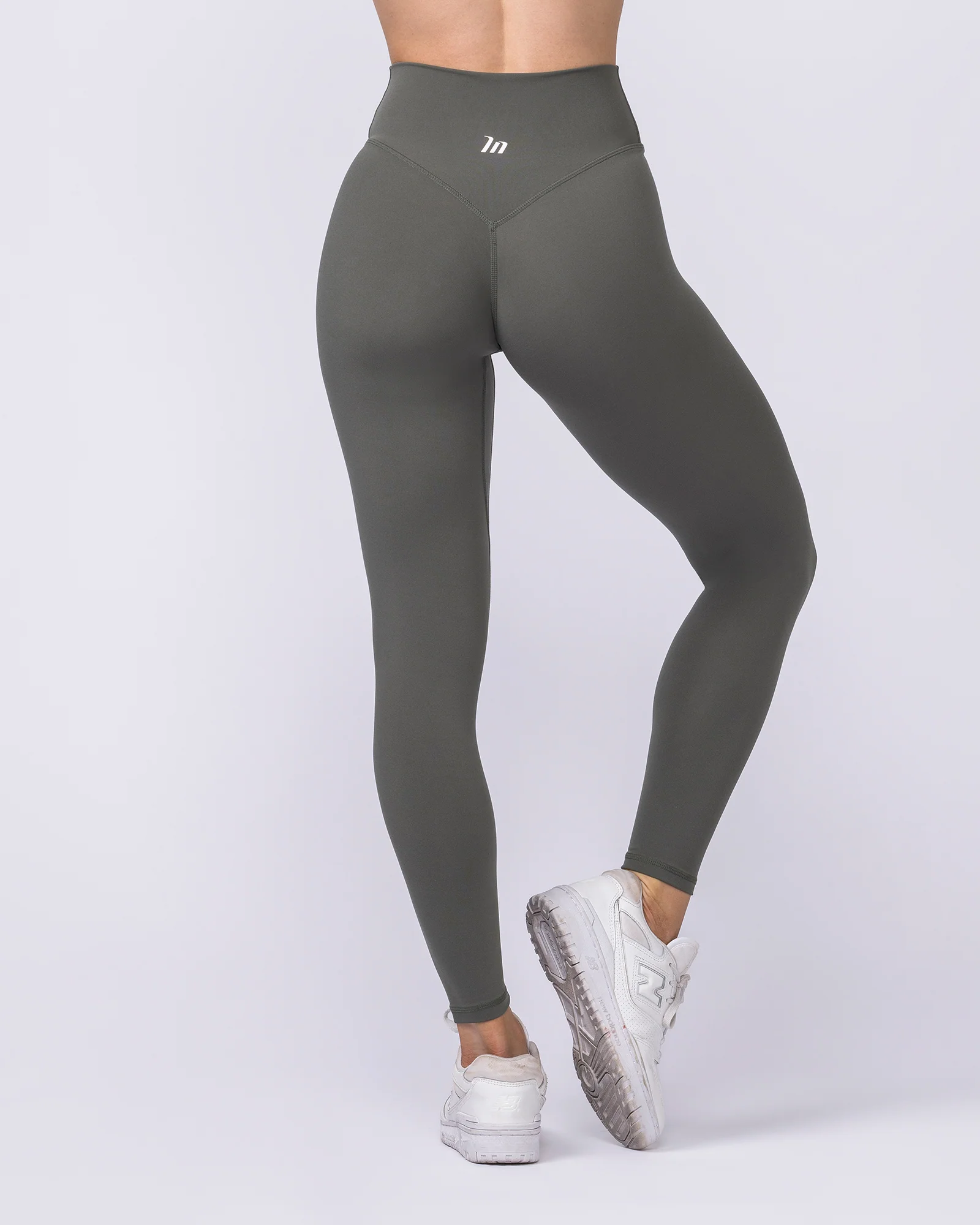 Liberty Zero Rise Ankle Length Leggings - Eucalyptus - Image 4